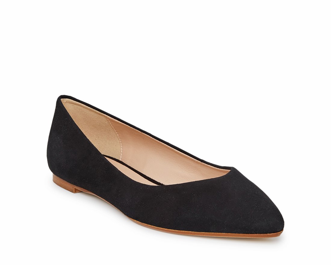 Черные замшевые балетки - Image 2 of 4