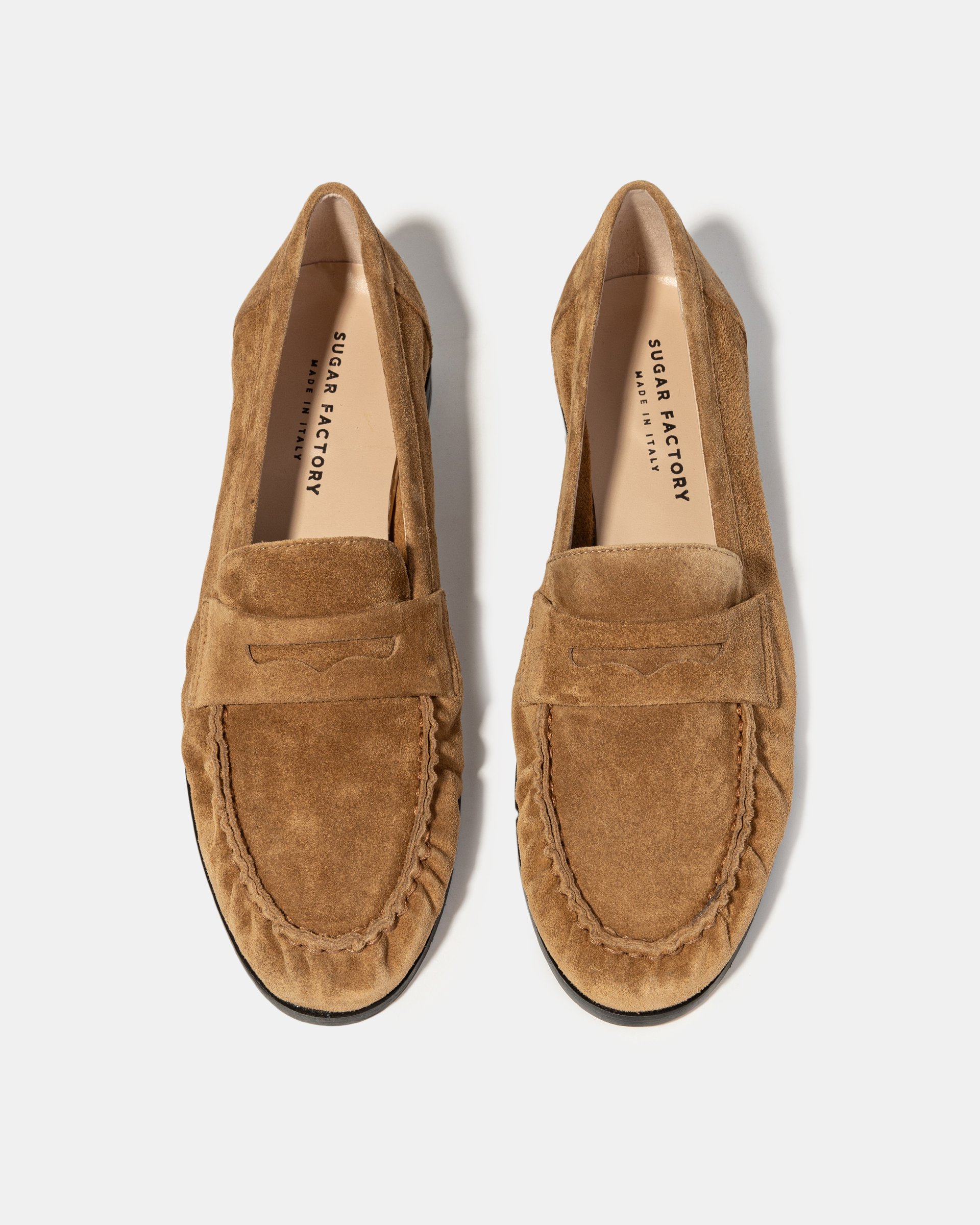 Коричневые замшевые лоферы - Image 3 of 5