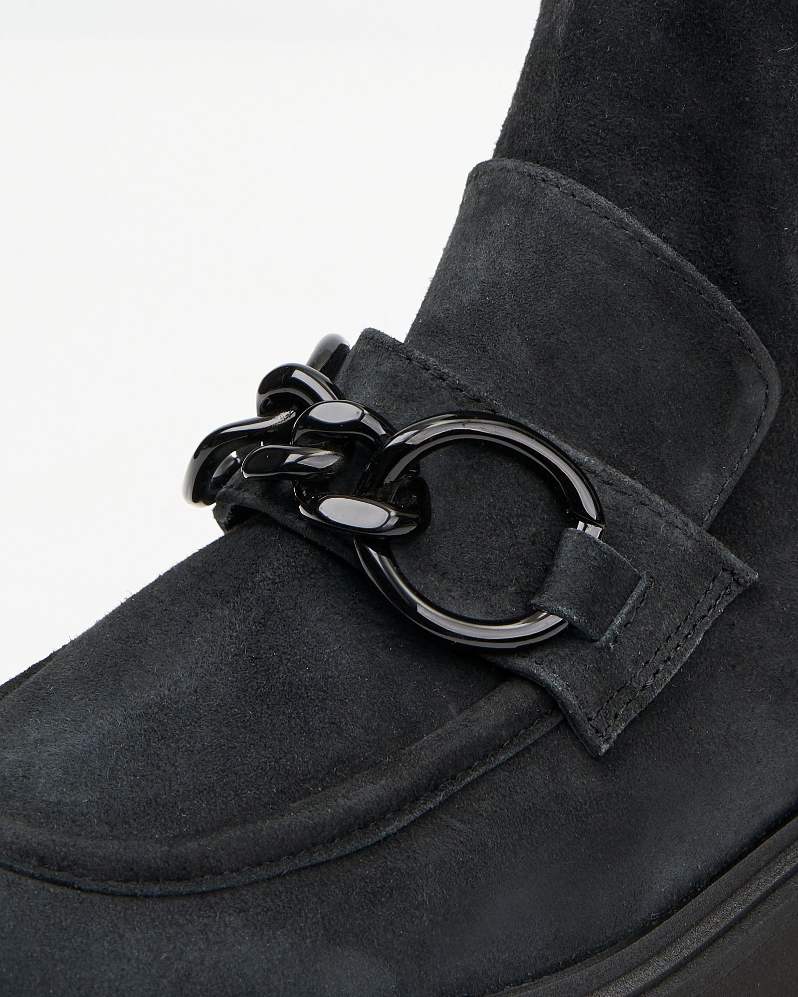 Темно-серые замшевые ботинки - Image 3 of 4