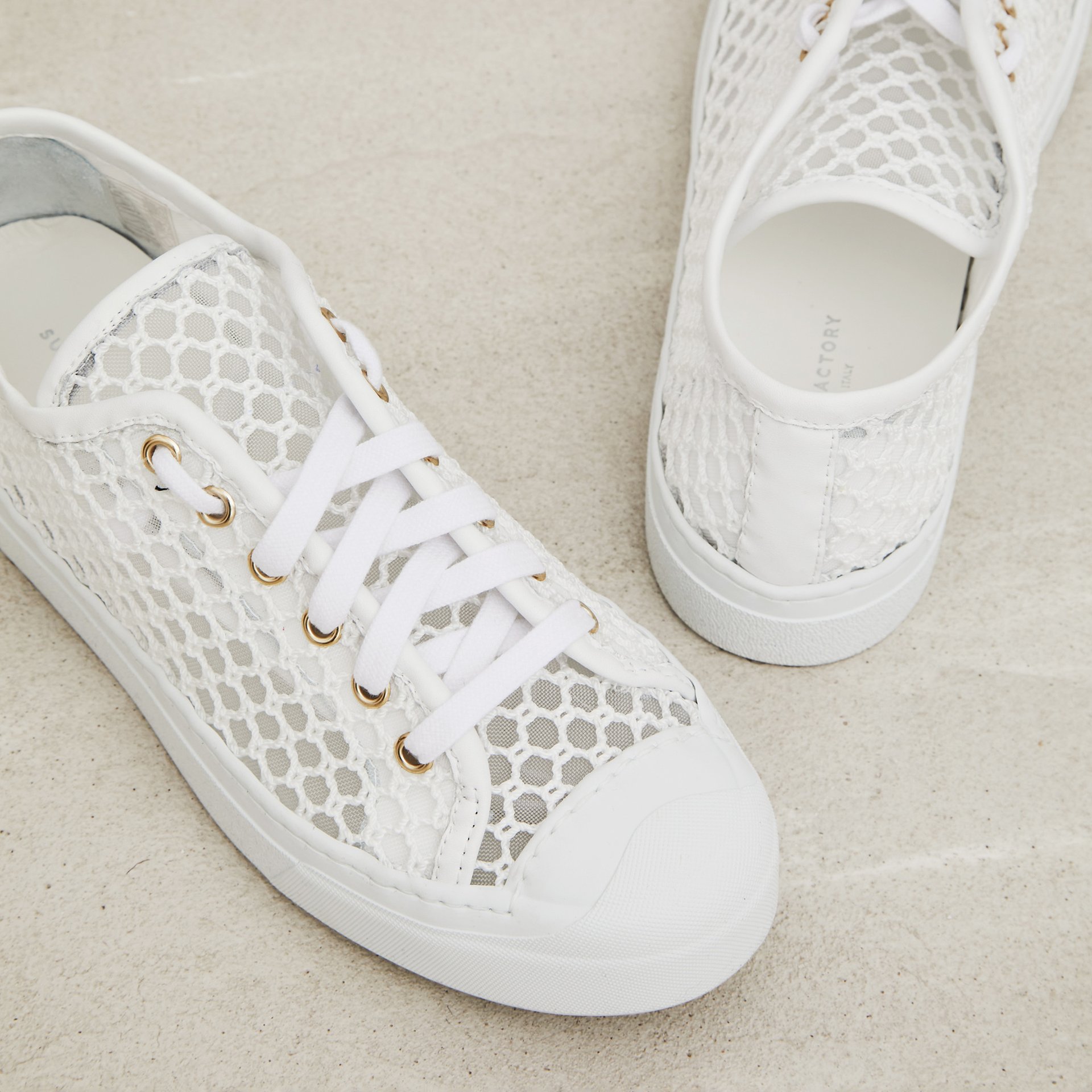 Белые текстильные кеды - Image 3 of 5