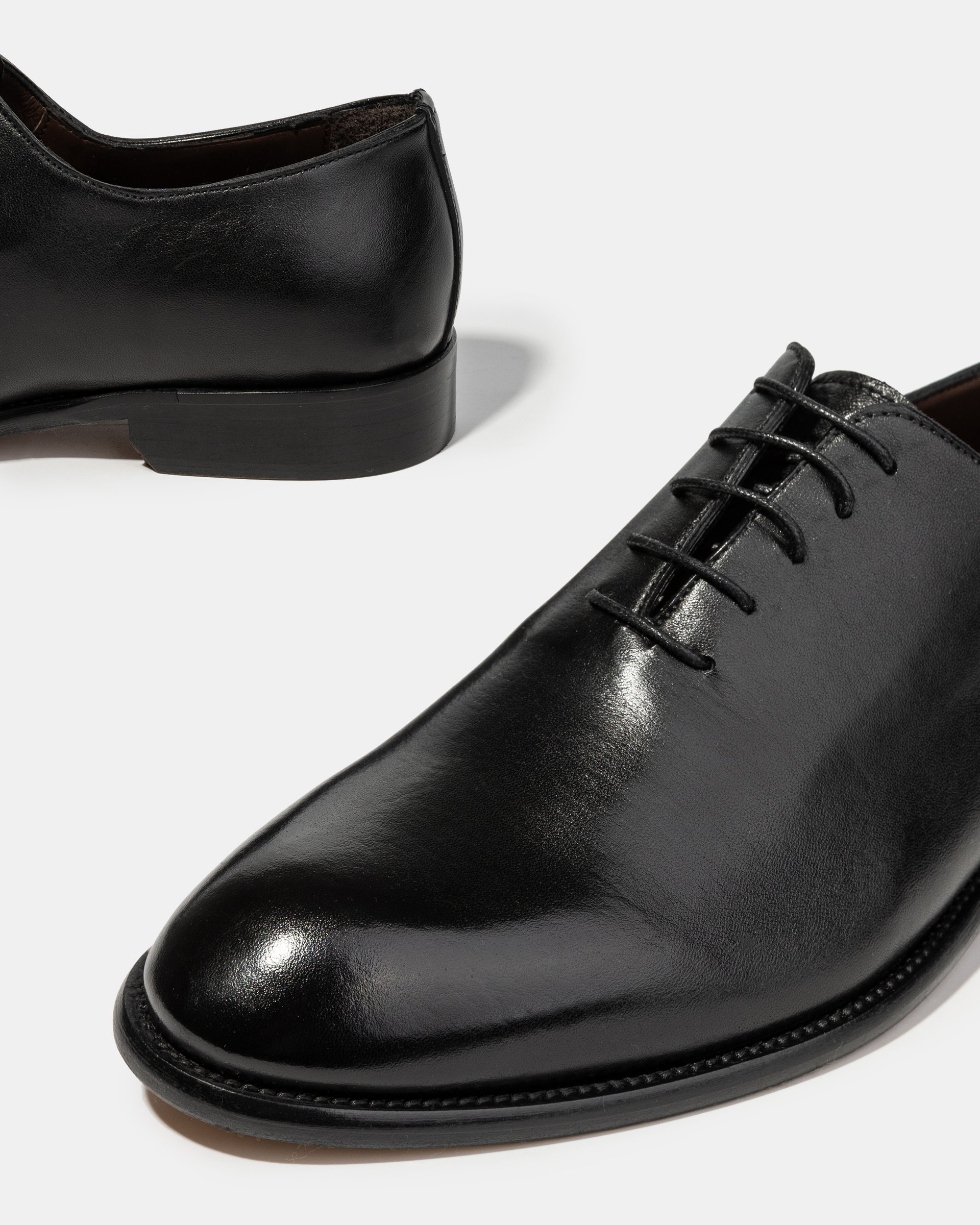 Черные кожаные классические туфли - Image 4 of 5