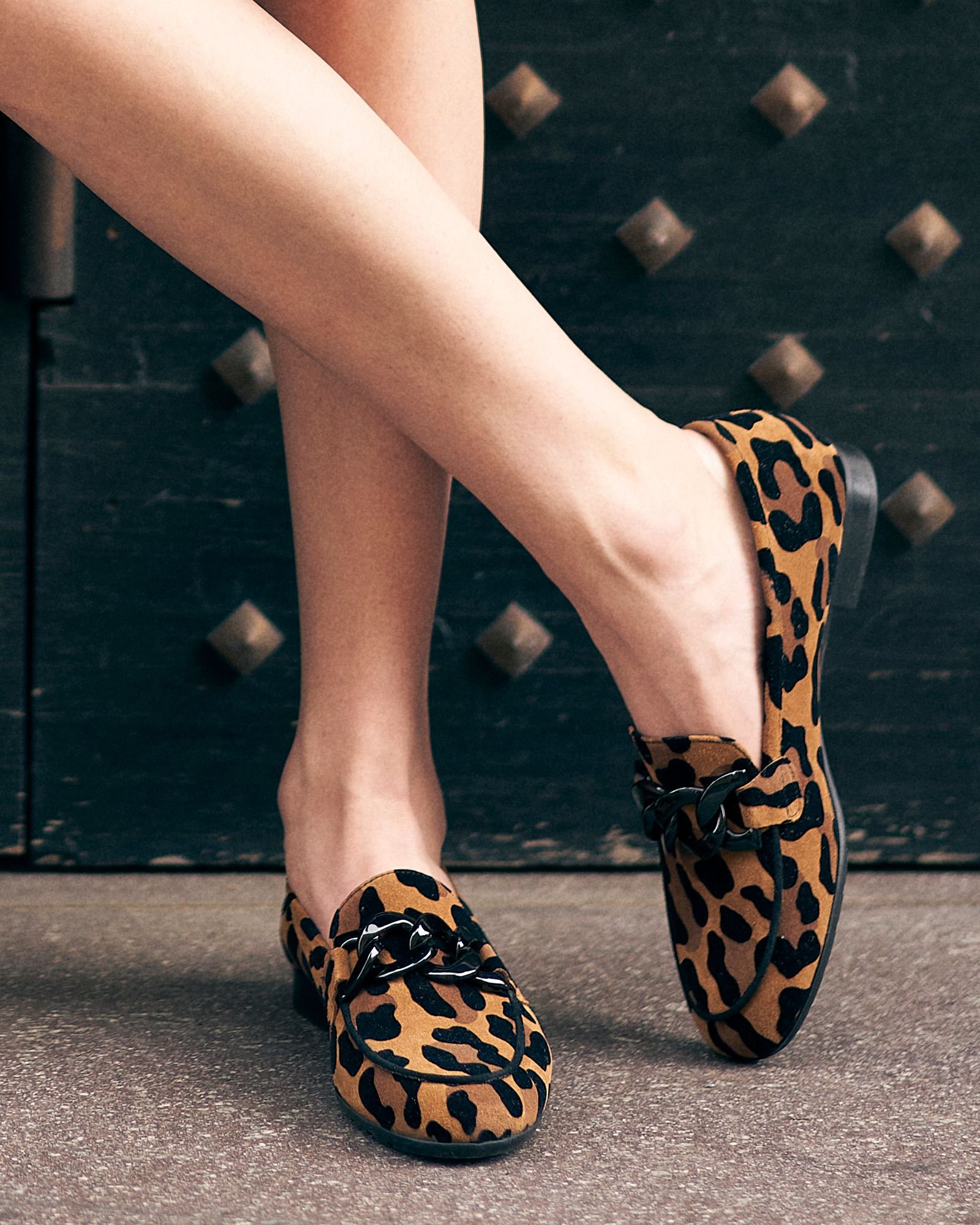 Леопардовые замшевые лоферы - Image 2 of 7