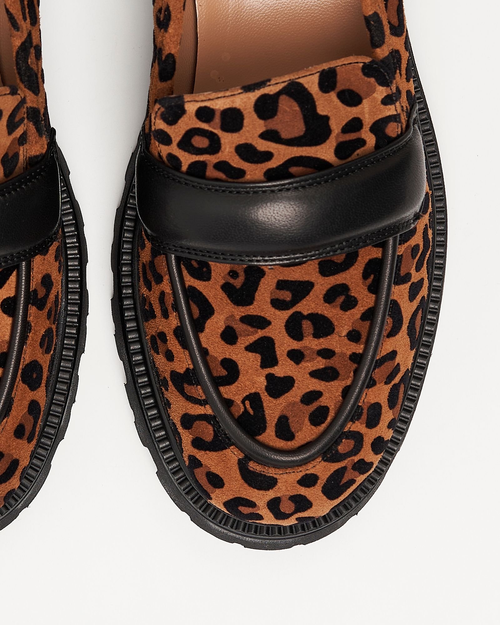 Леопардовые замшевые лоферы - Image 3 of 5