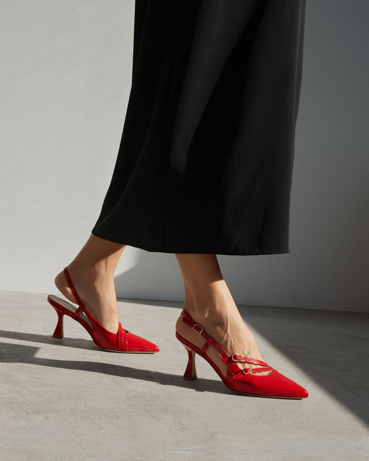 Красные кожаные туфли - Image 6 of 6
