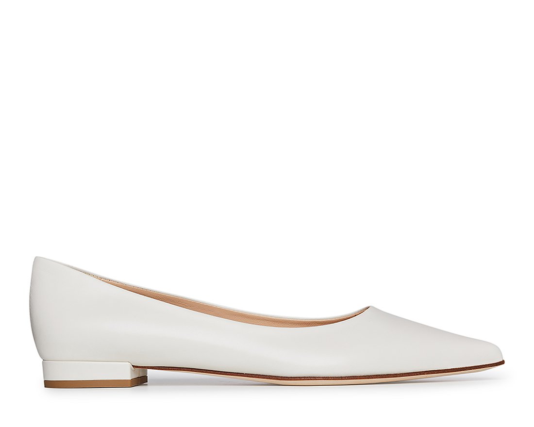 Светлые кожаные балетки - Main image