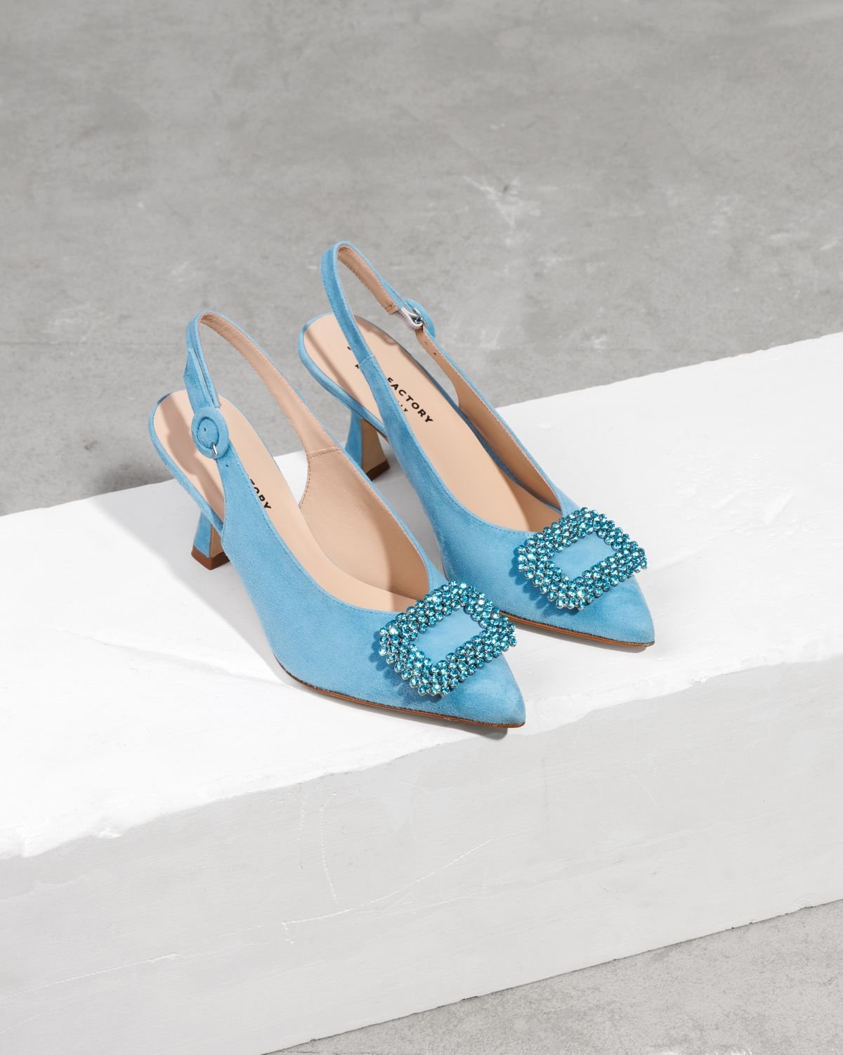 Голубые замшевые туфли - Image 3 of 8