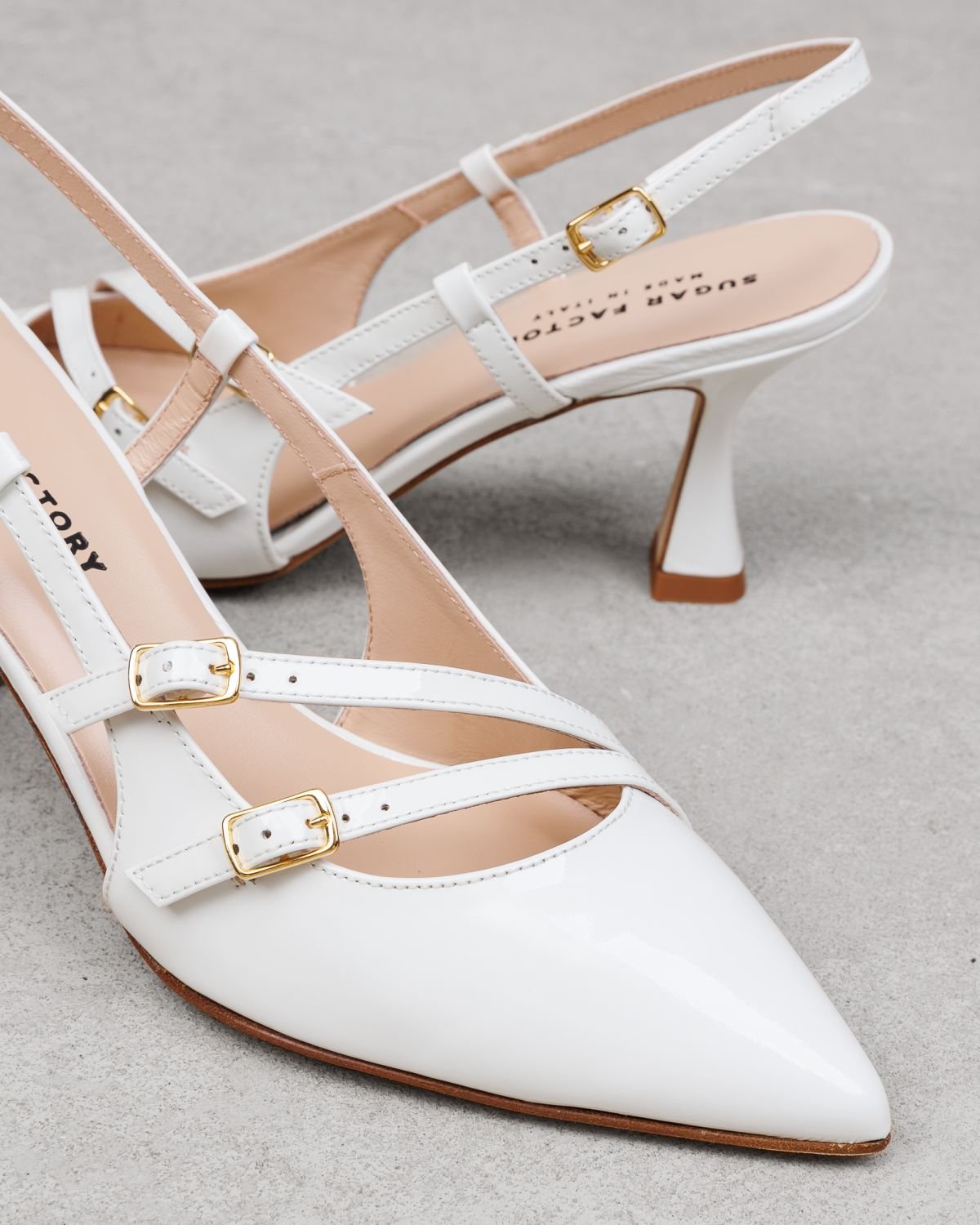 Белые кожаные туфли - Image 4 of 6