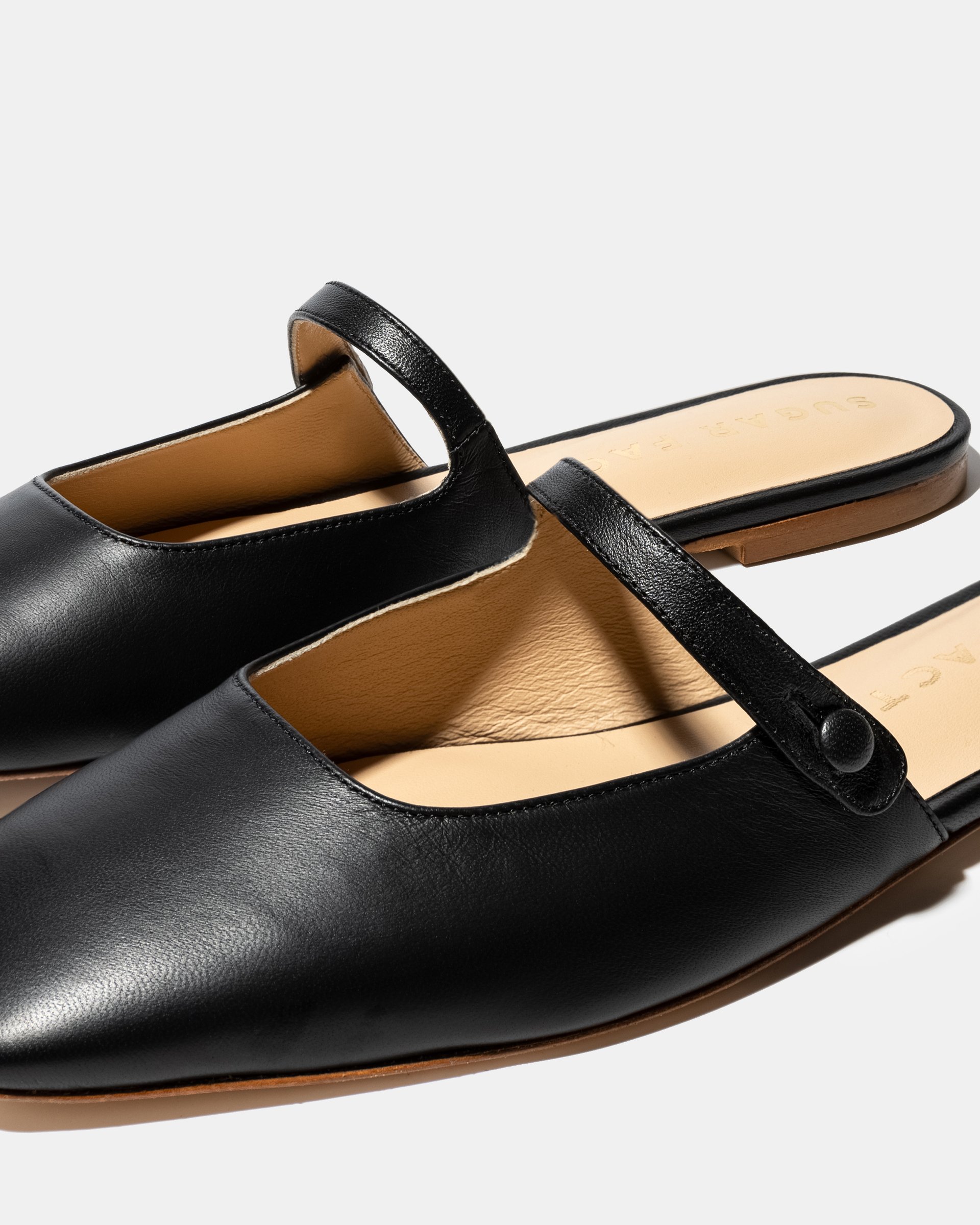 Черные слиперы из натуральной кожи - Image 4 of 5