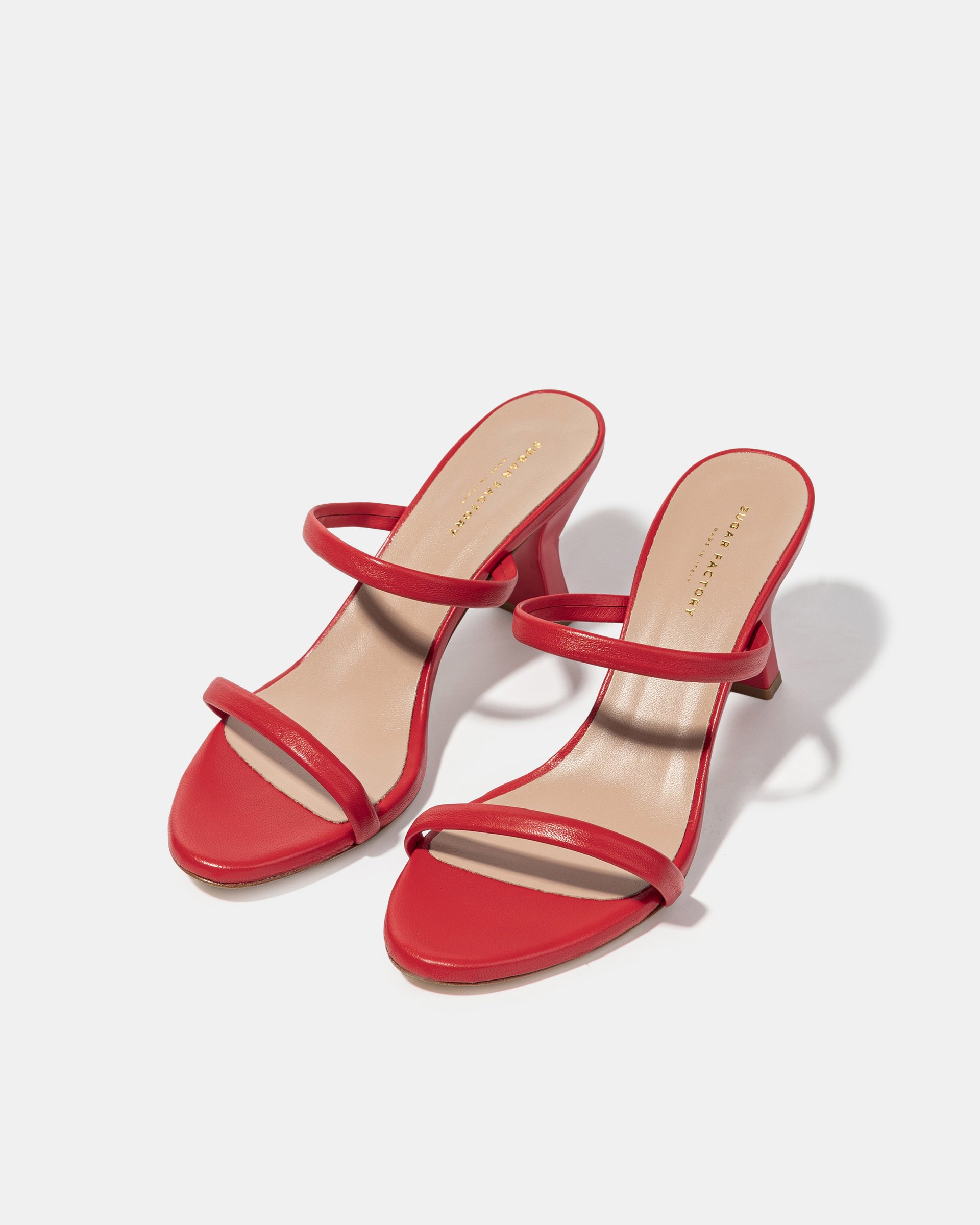 Красные босоножки на каблуке - Image 2 of 4