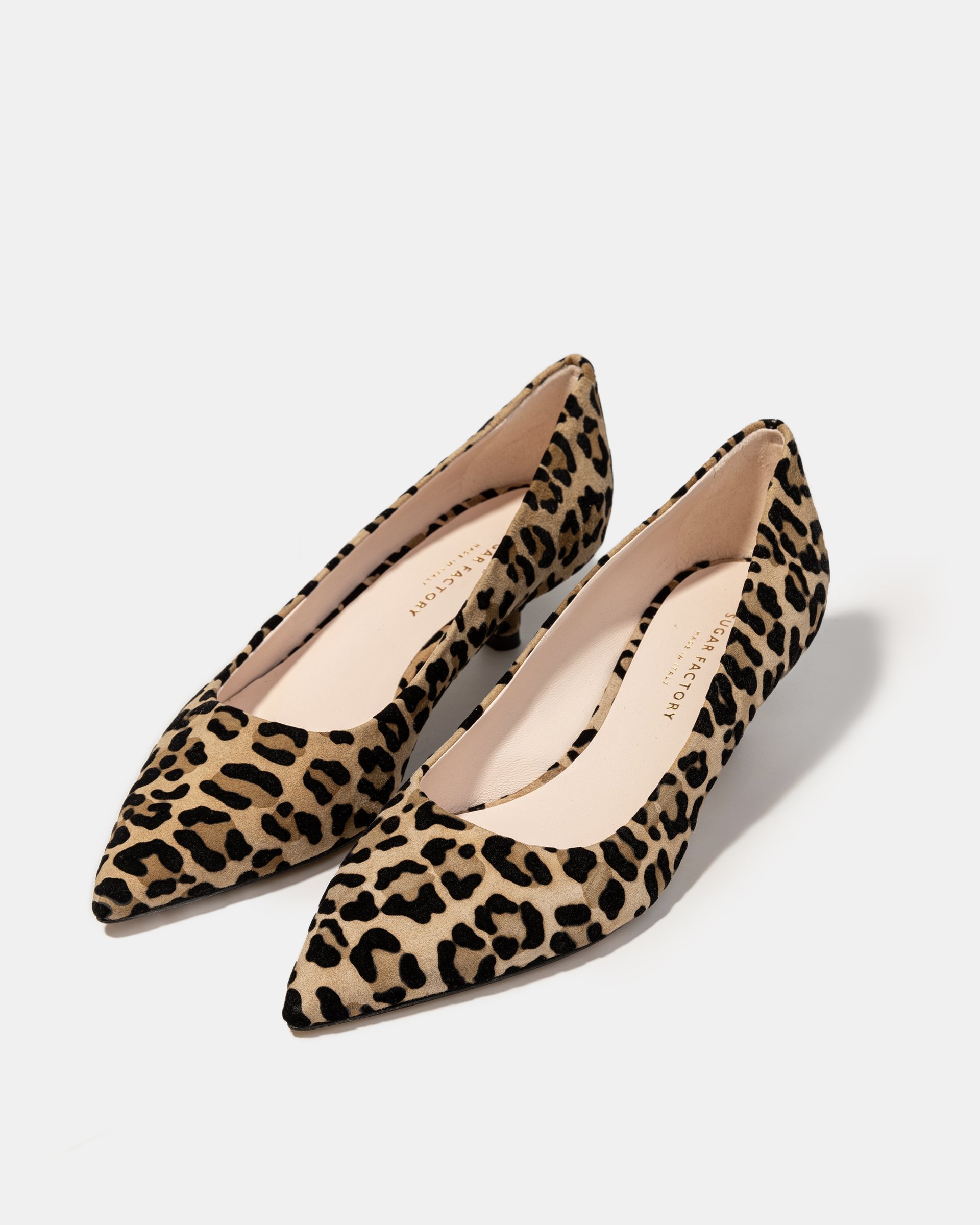 Леопардовые замшевые туфли на низком каблуке - Image 2 of 5