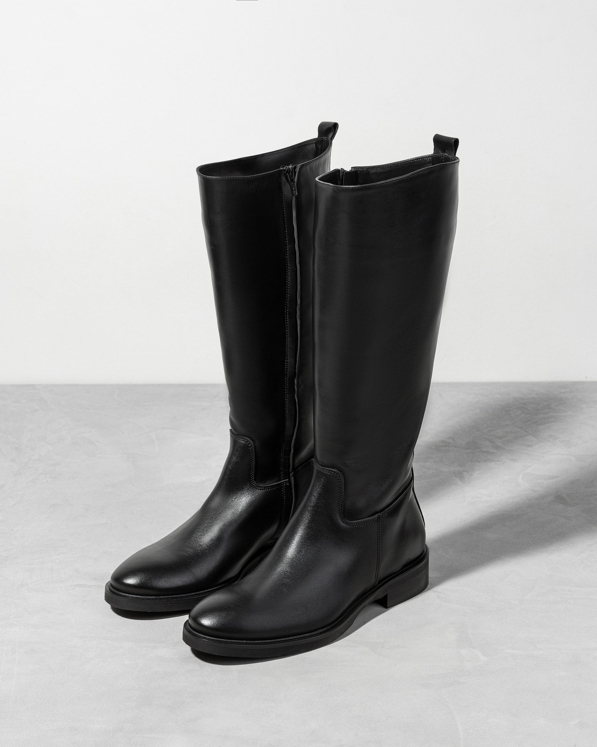 Черные кожаные классические сапоги - Image 2 of 6