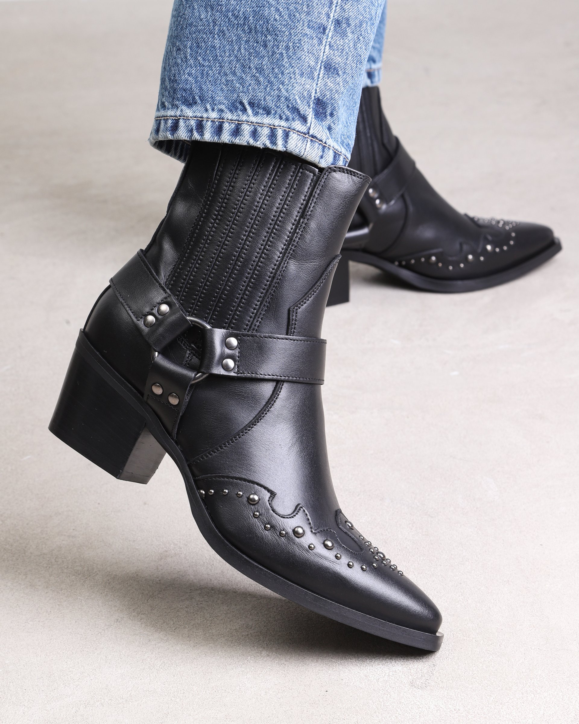 Черные кожаные ботинки - Image 5 of 6