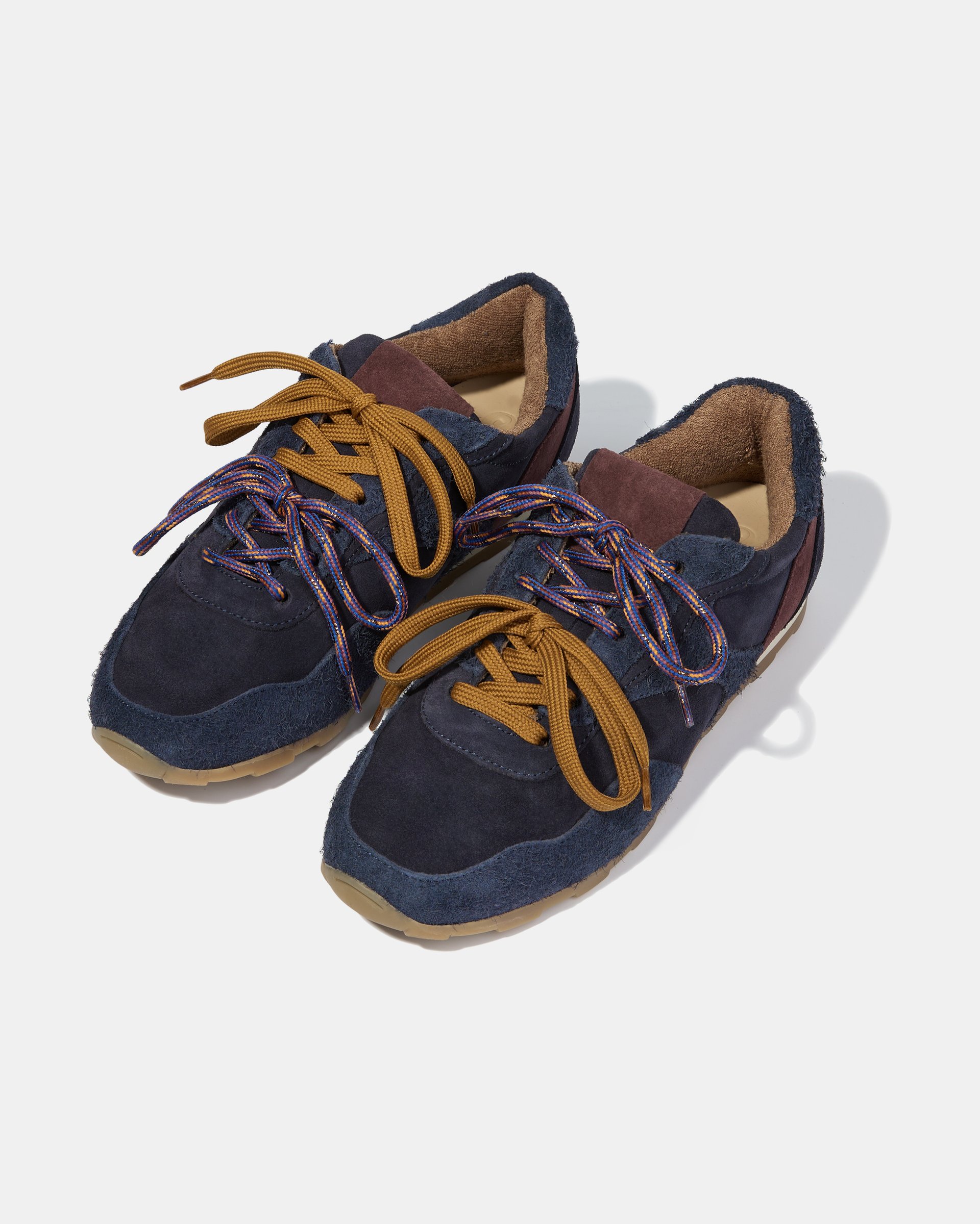 Темно-синие замшевые кроссовки - Image 2 of 4