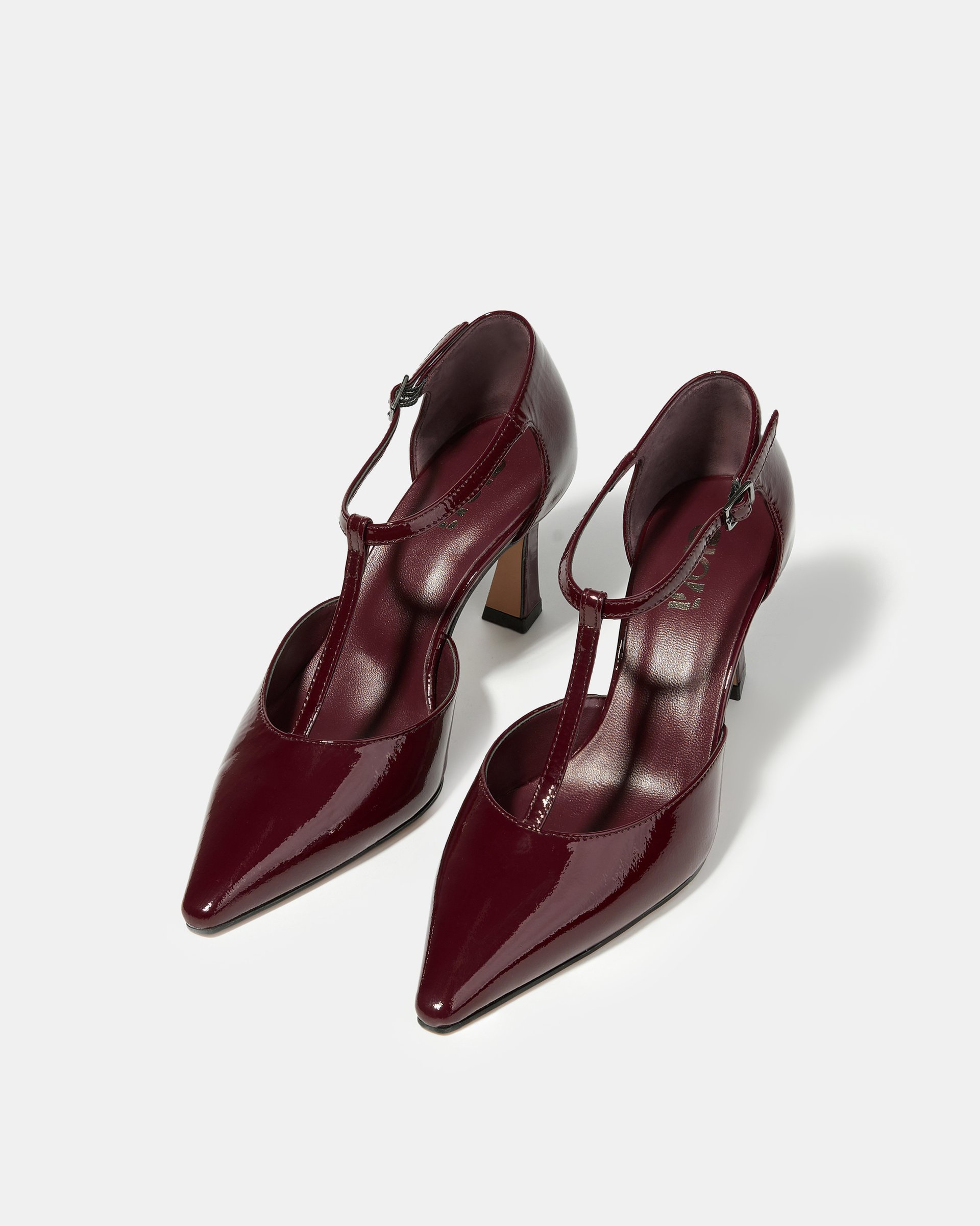 Кожаные туфли винного цвета - Image 2 of 5