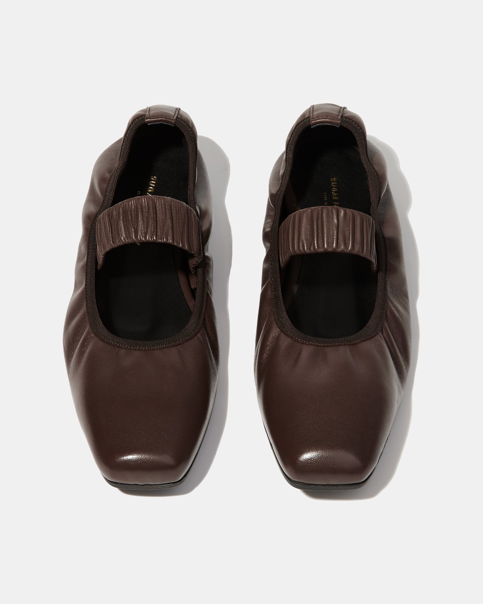 Темно-коричневые кожаные туфли - Image 3 of 5