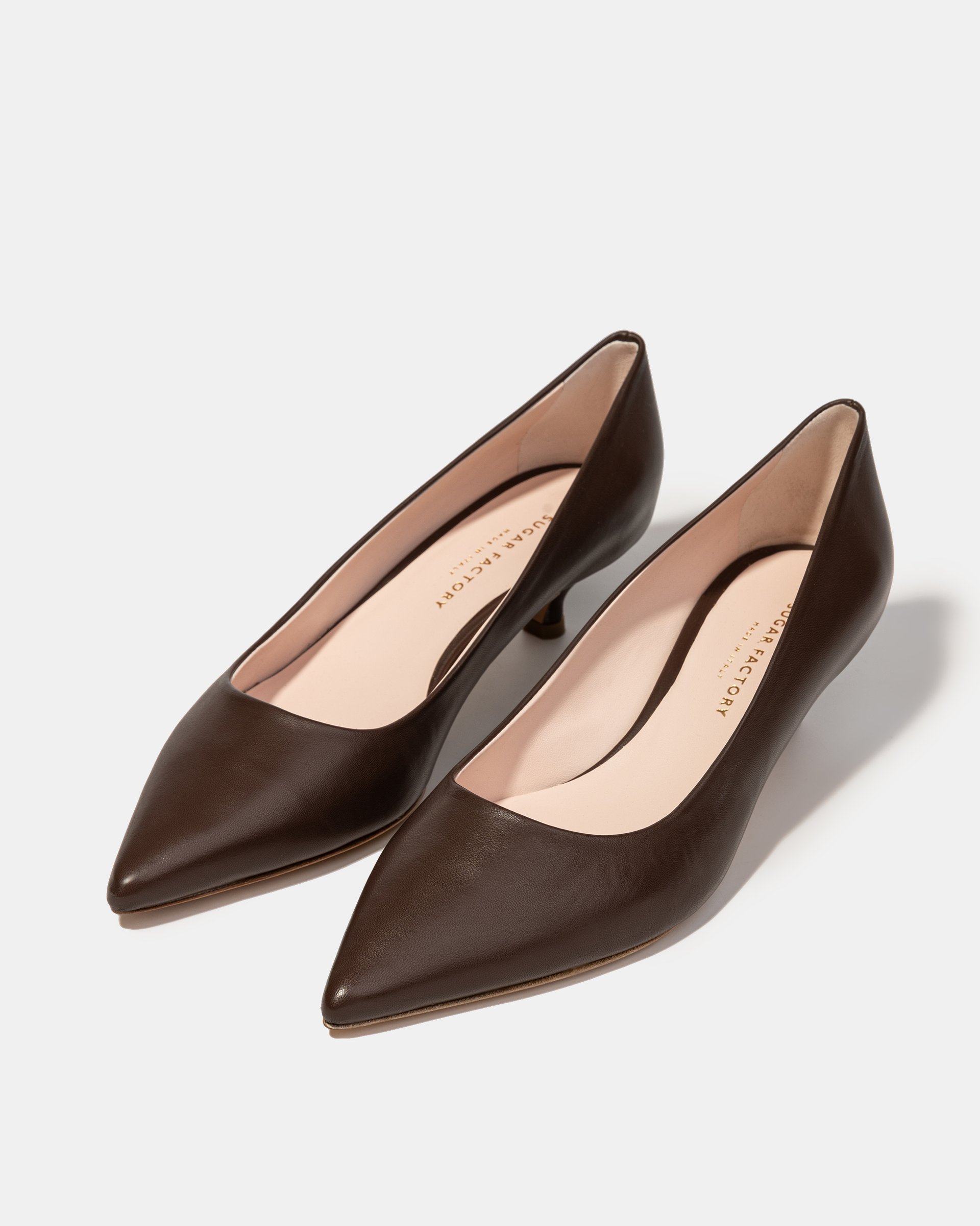 Коричневые кожаные классические туфли - Image 2 of 4