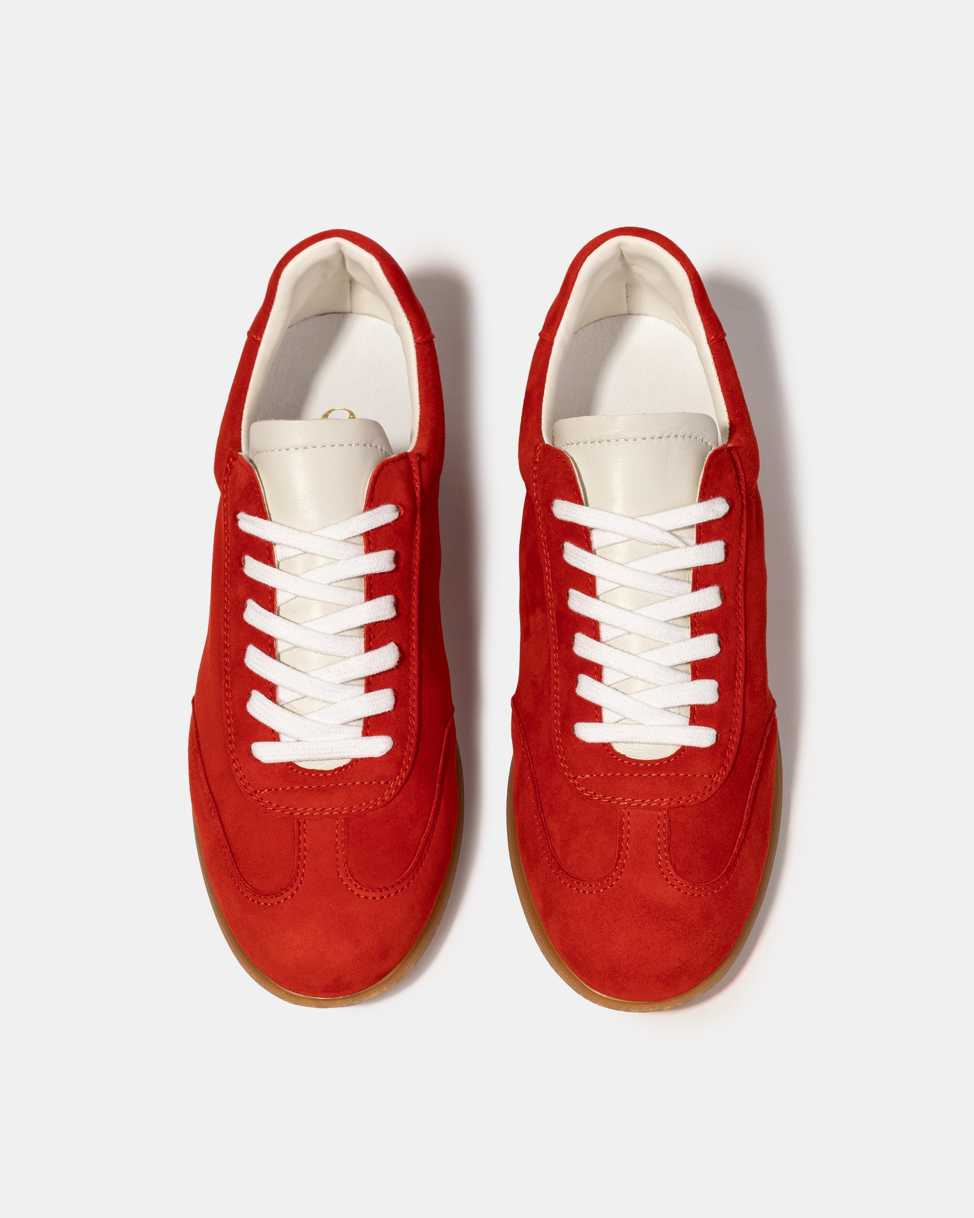 Красные замшевые кеды - Image 3 of 5