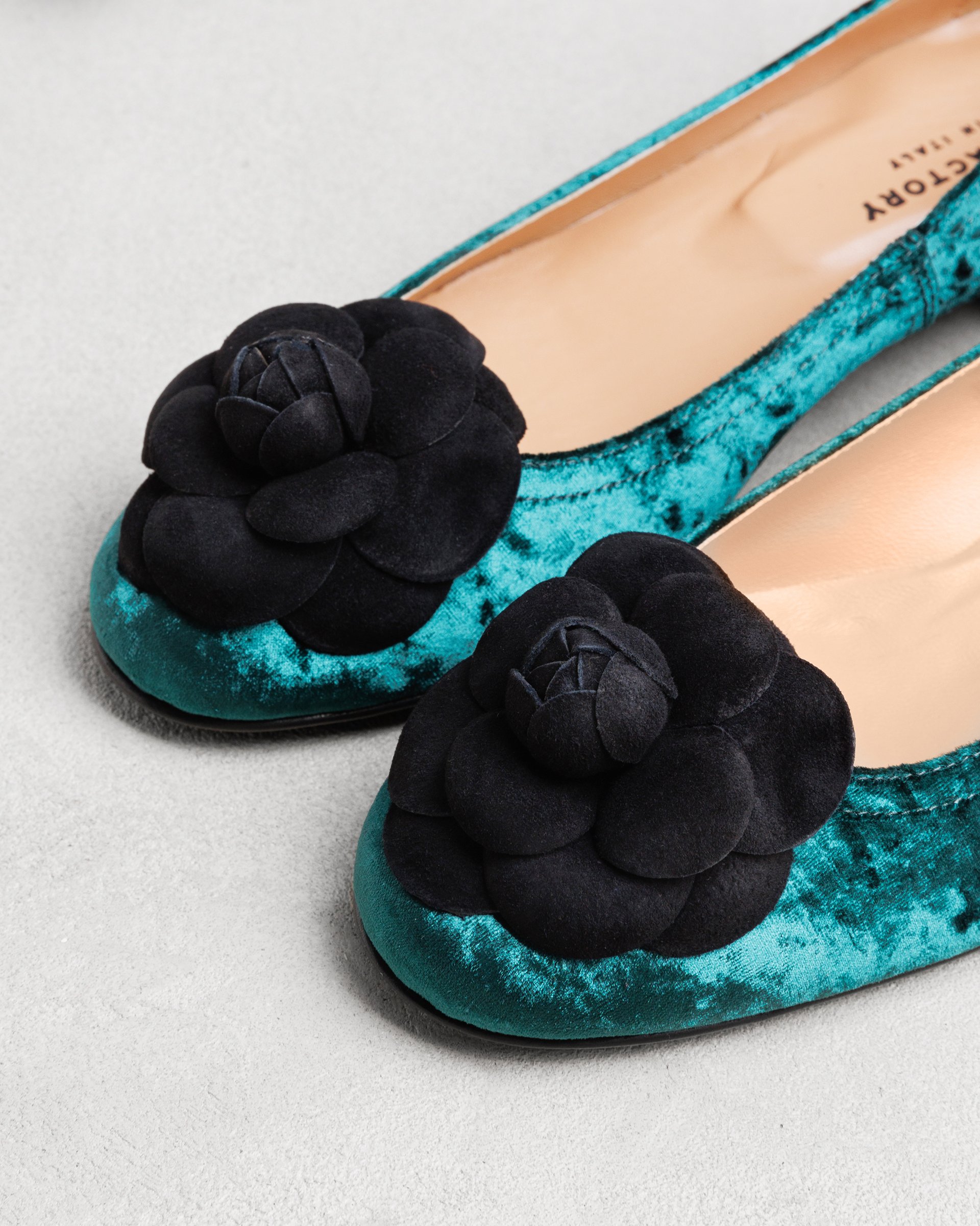 Элегантные зеленые балетки - Image 3 of 5