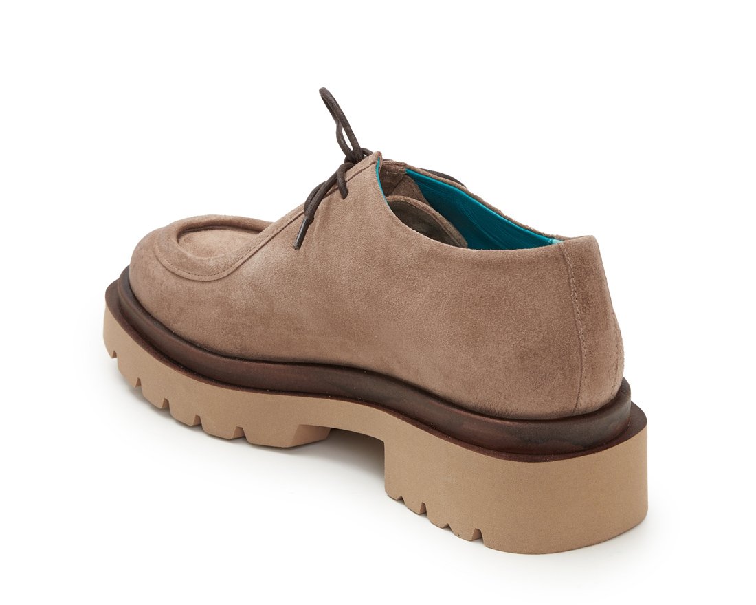 Бежевые замшевые полуботинки - Image 3 of 4