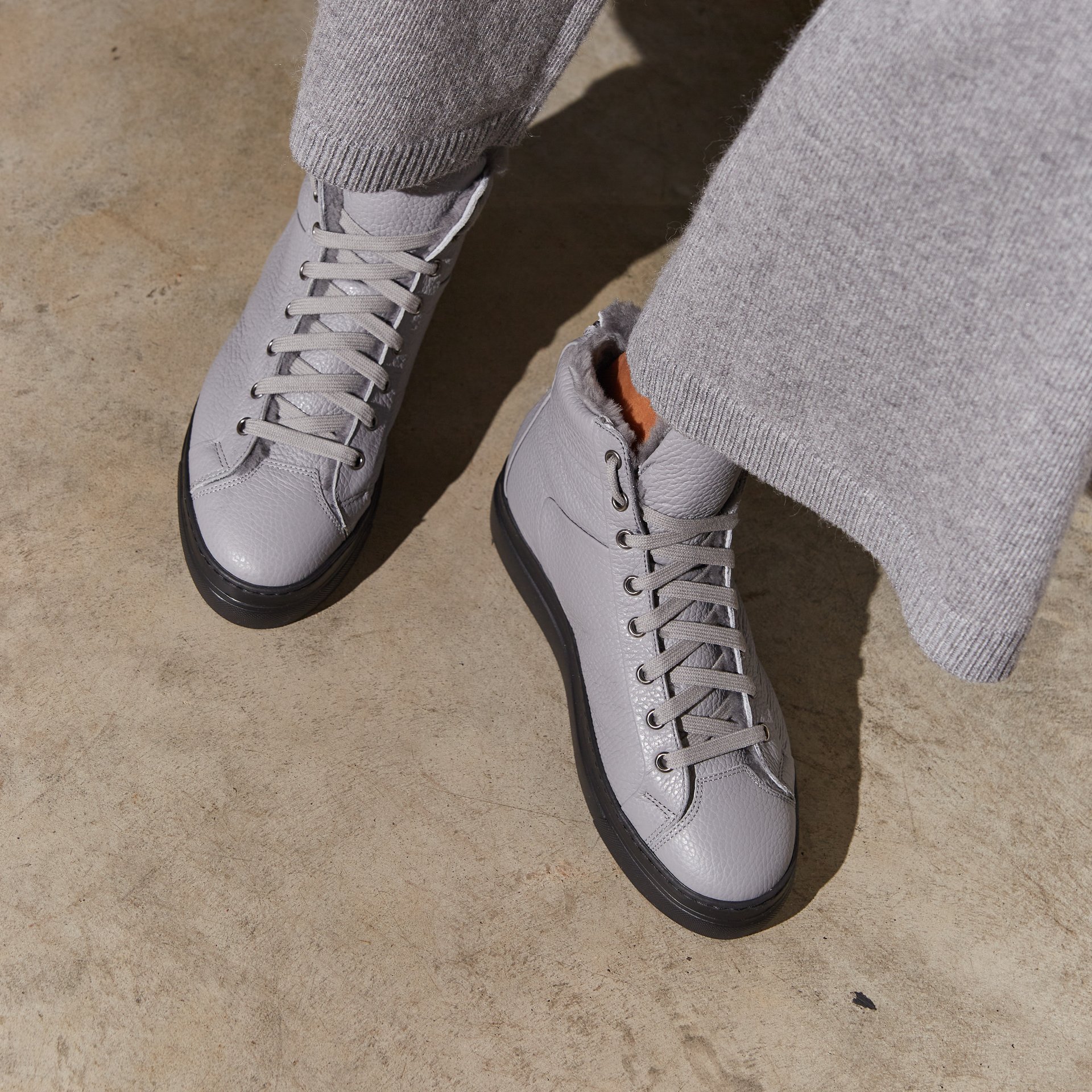 Зимние серые кеды - Image 5 of 5