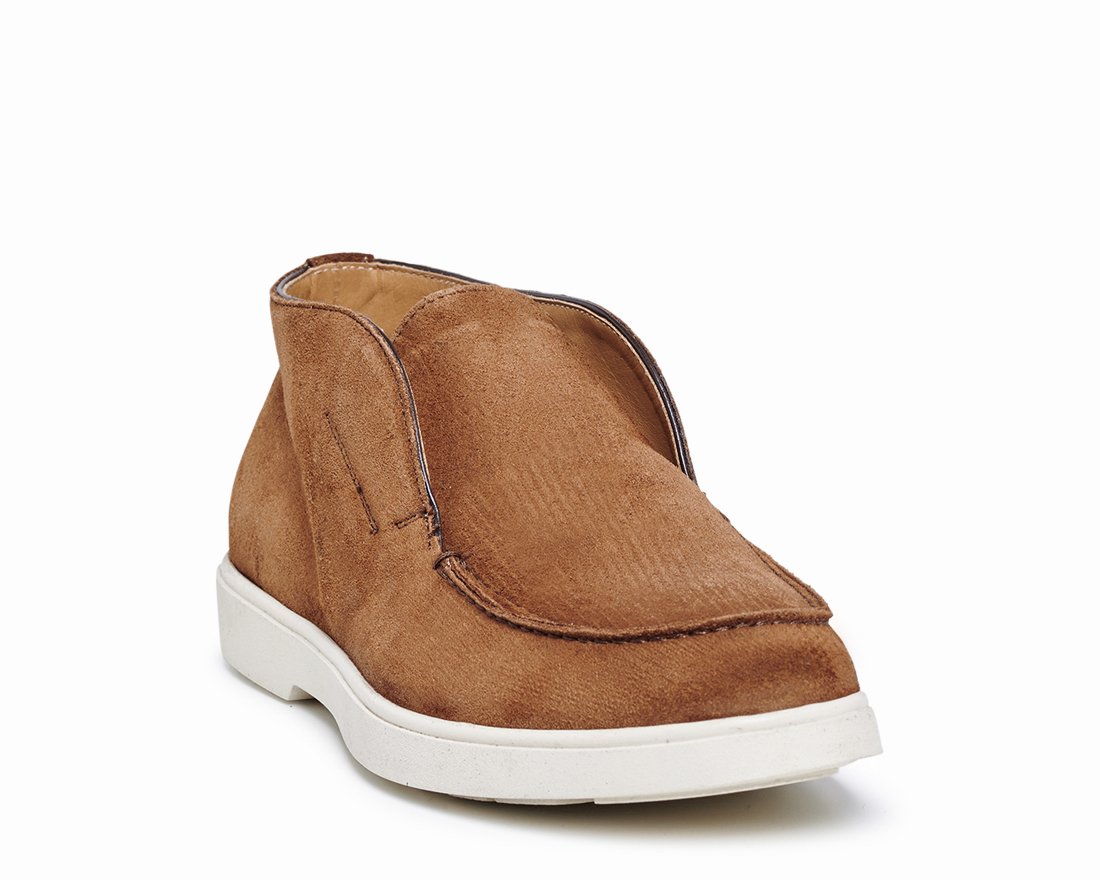 Коричневые замшевые полуботинки - Image 2 of 4