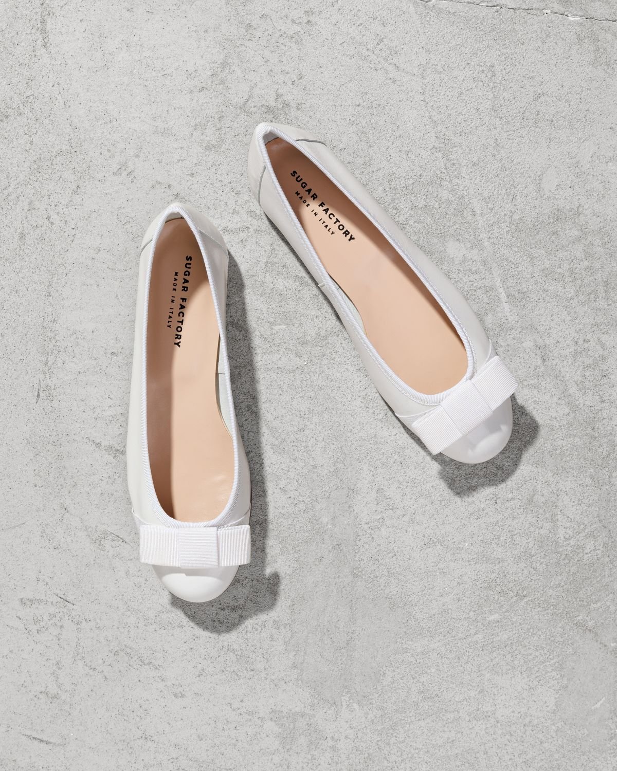 Белые кожаные балетки - Image 2 of 7