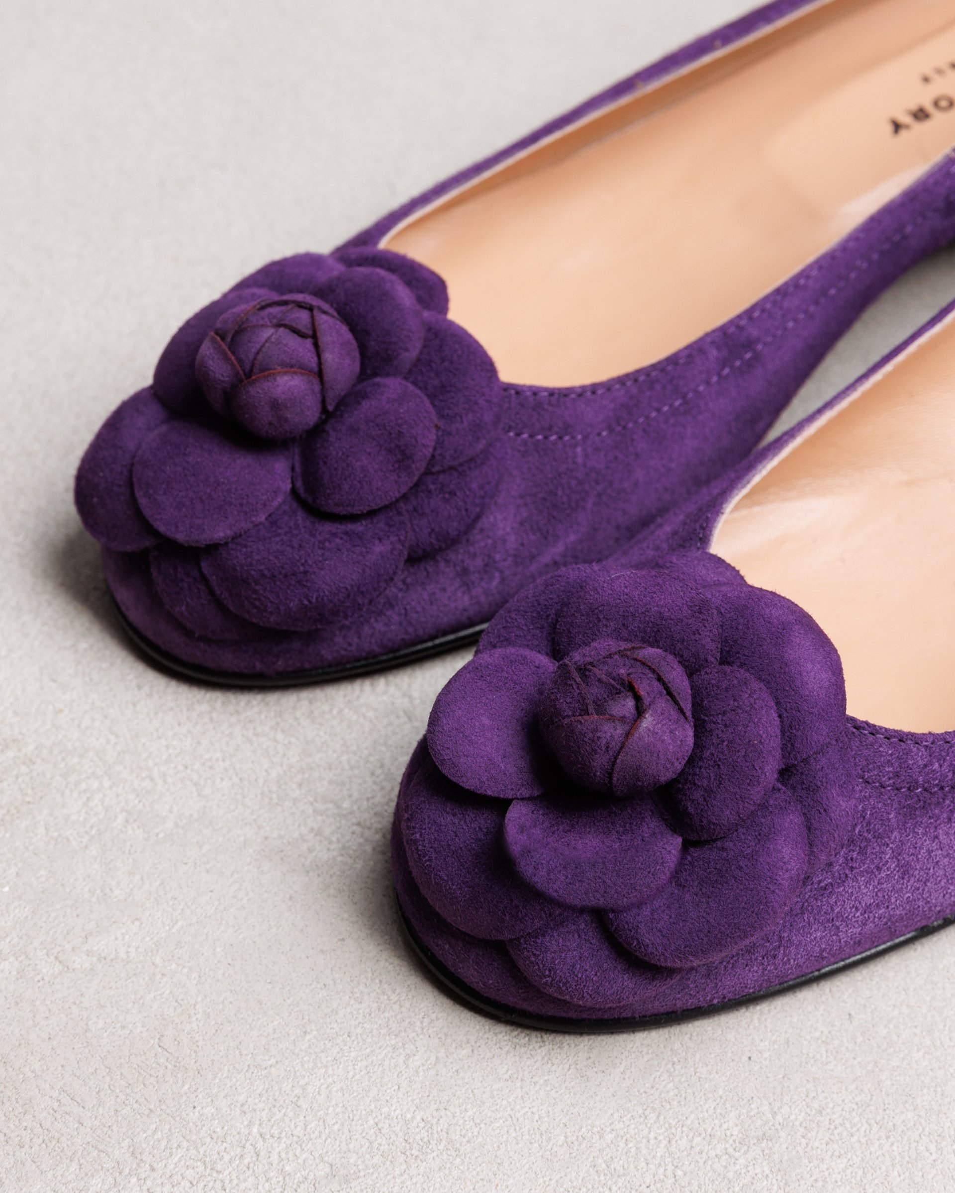 Замшевые фиолетовые туфли - Image 4 of 6