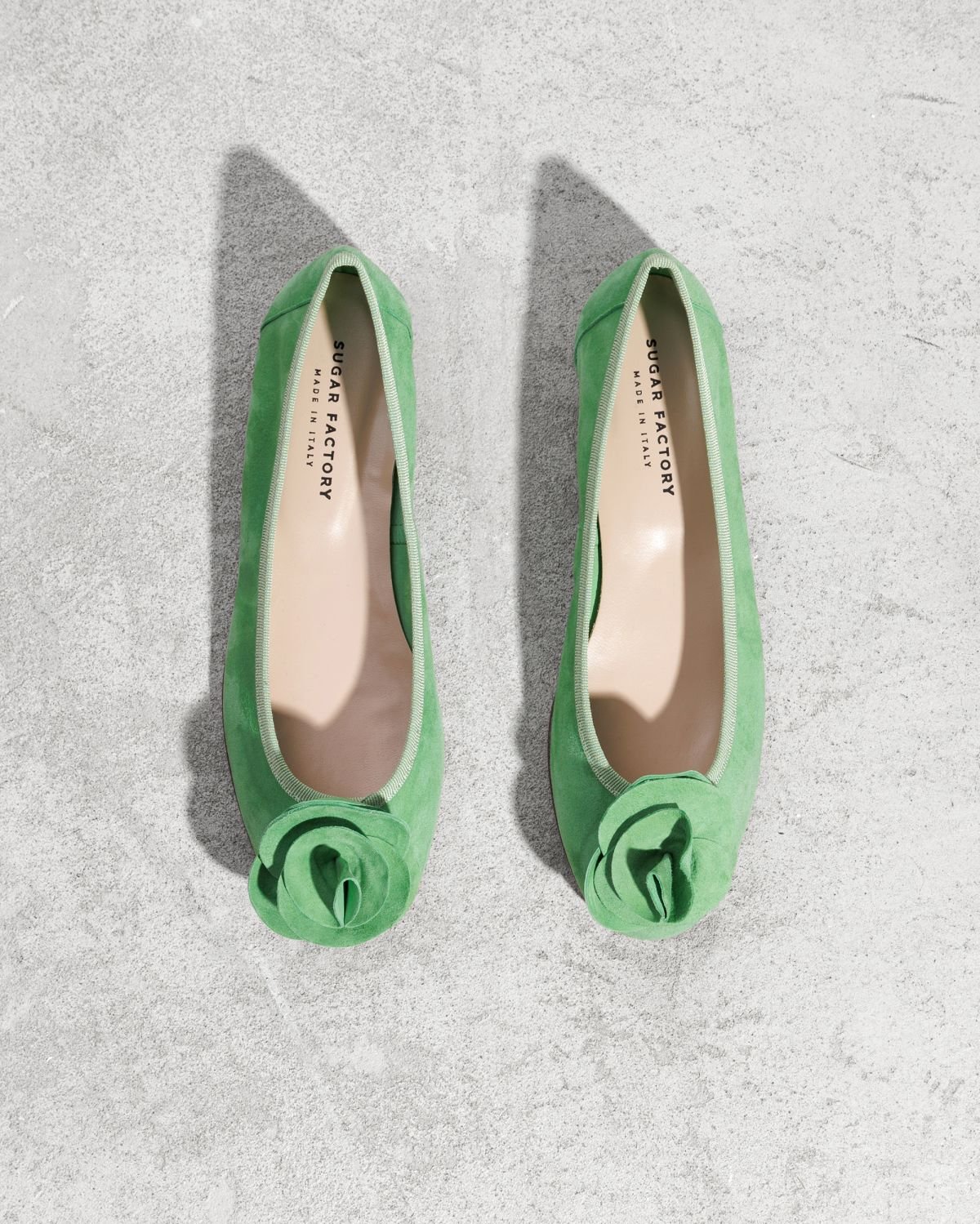 Зеленые замшевые балетки - Image 2 of 4