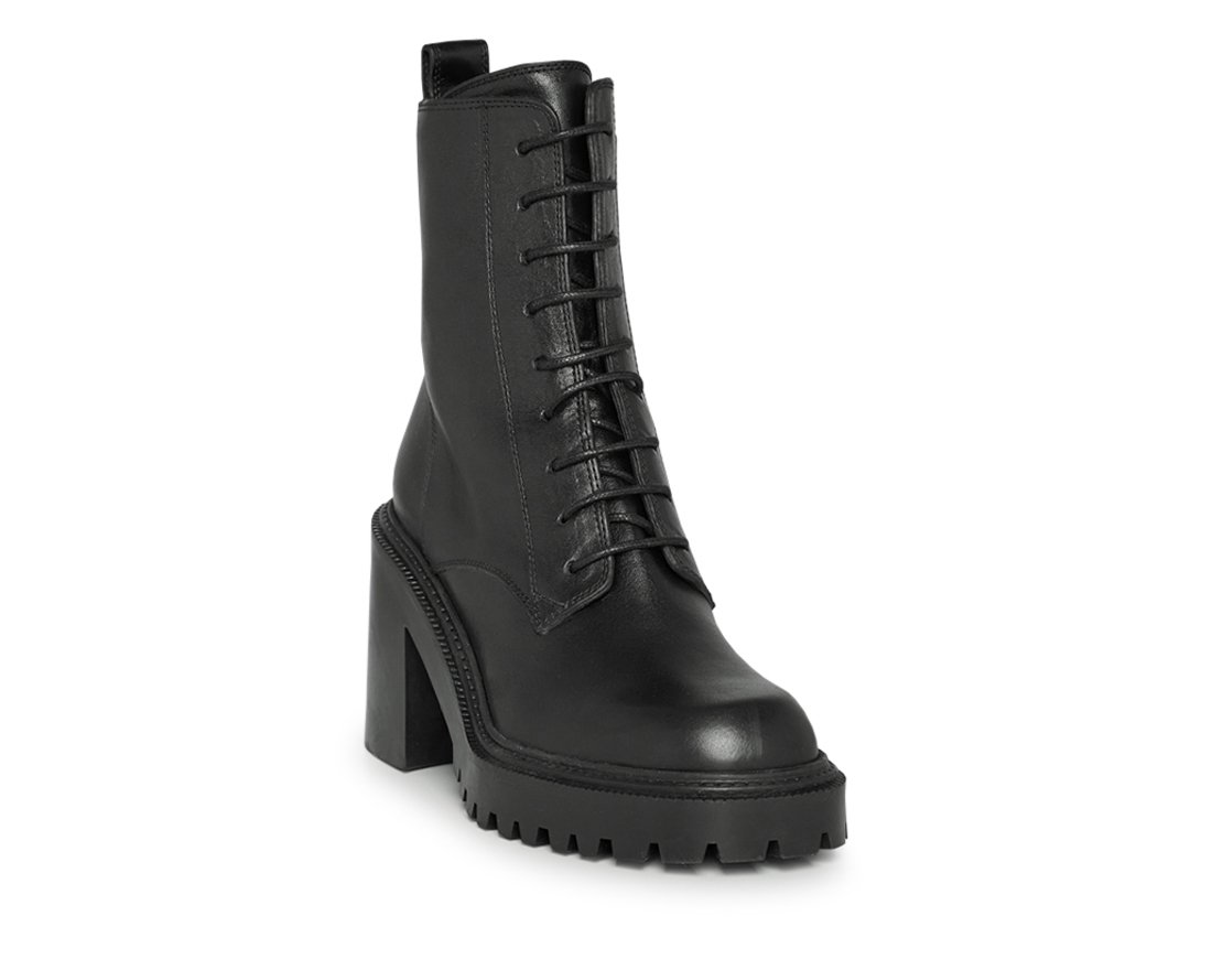 Чёрные кожаные ботильоны - Image 2 of 4