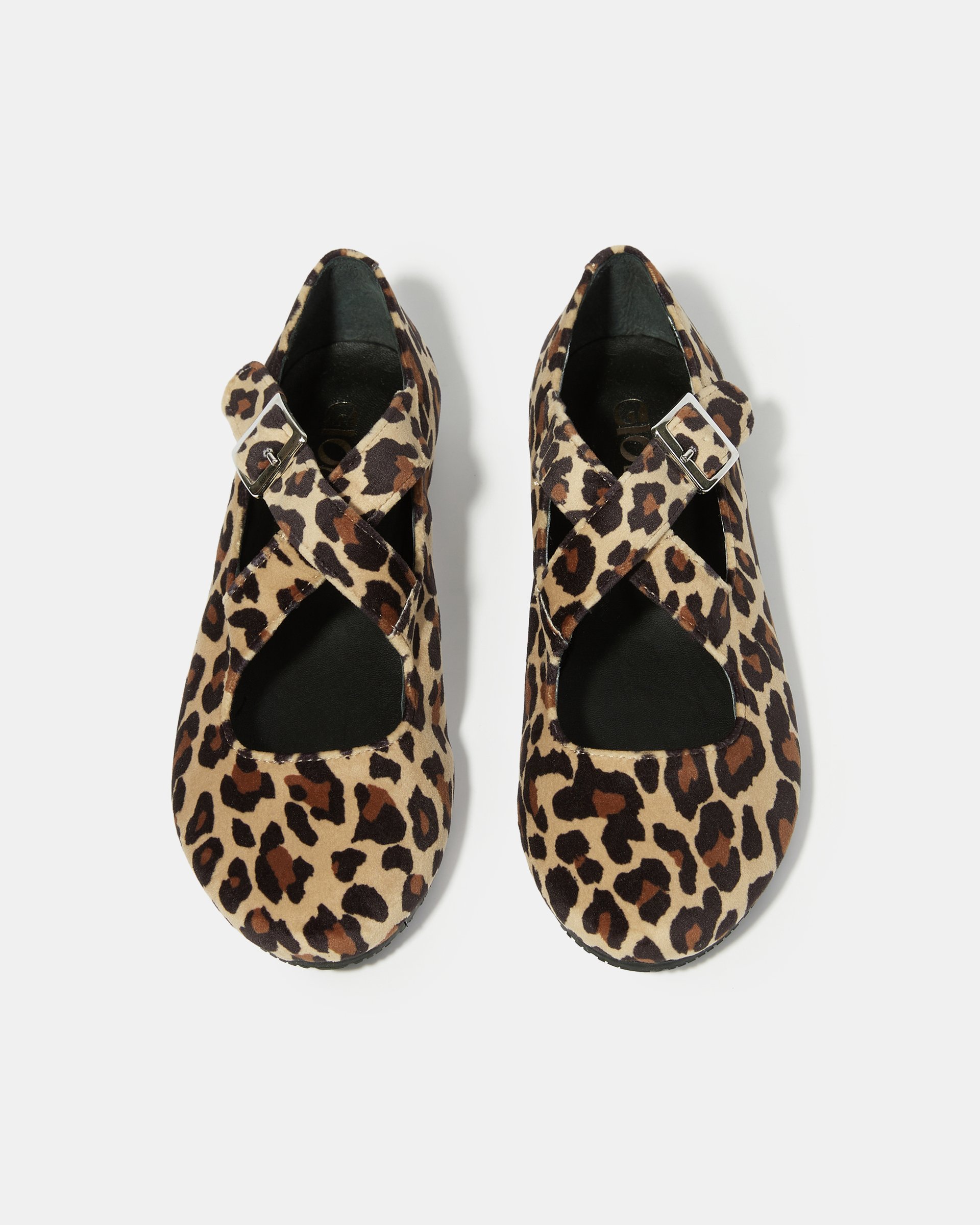 Туфли из вельвета с леопардовым принтом - Image 4 of 5