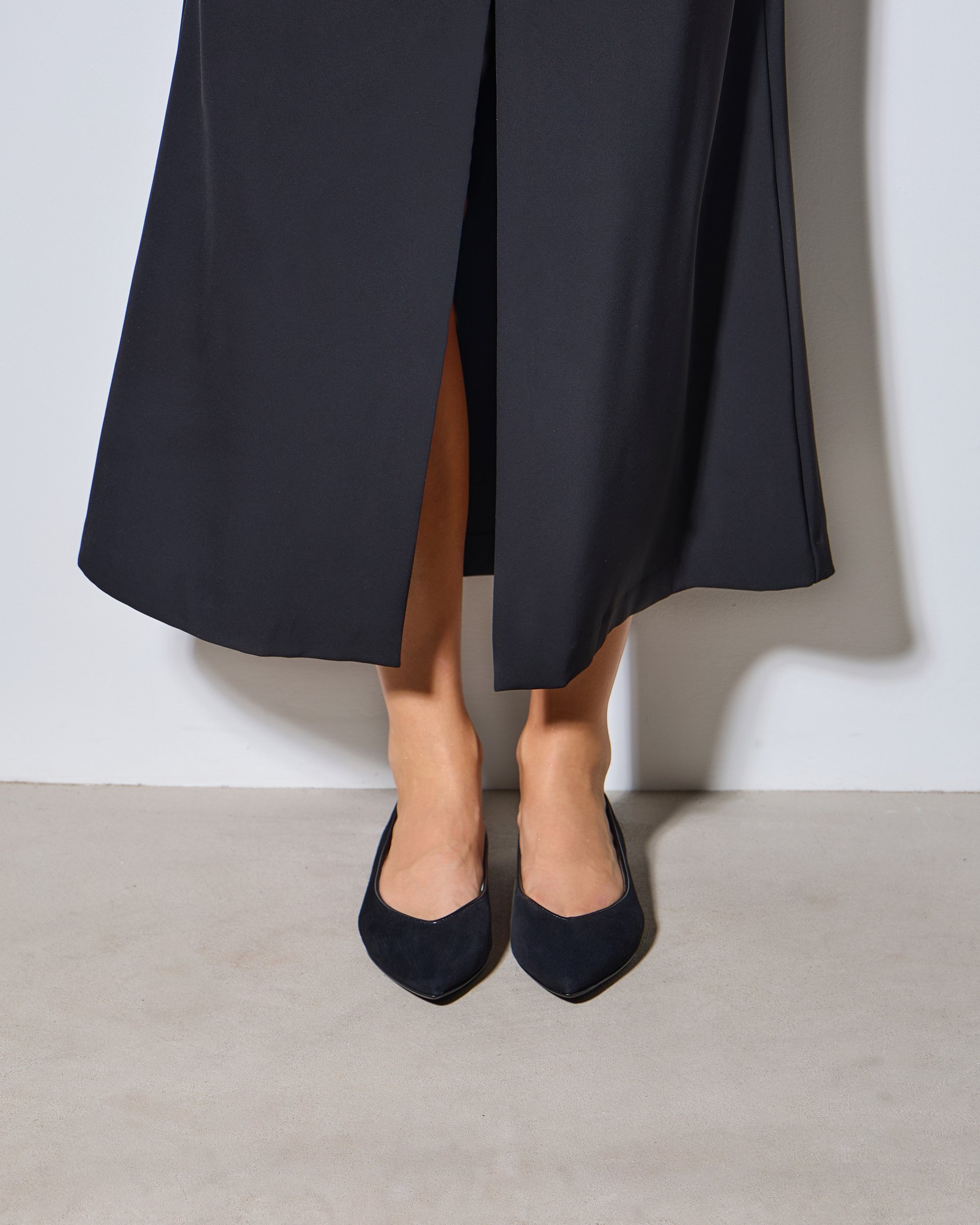 Черные замшевые балетки - Image 5 of 6