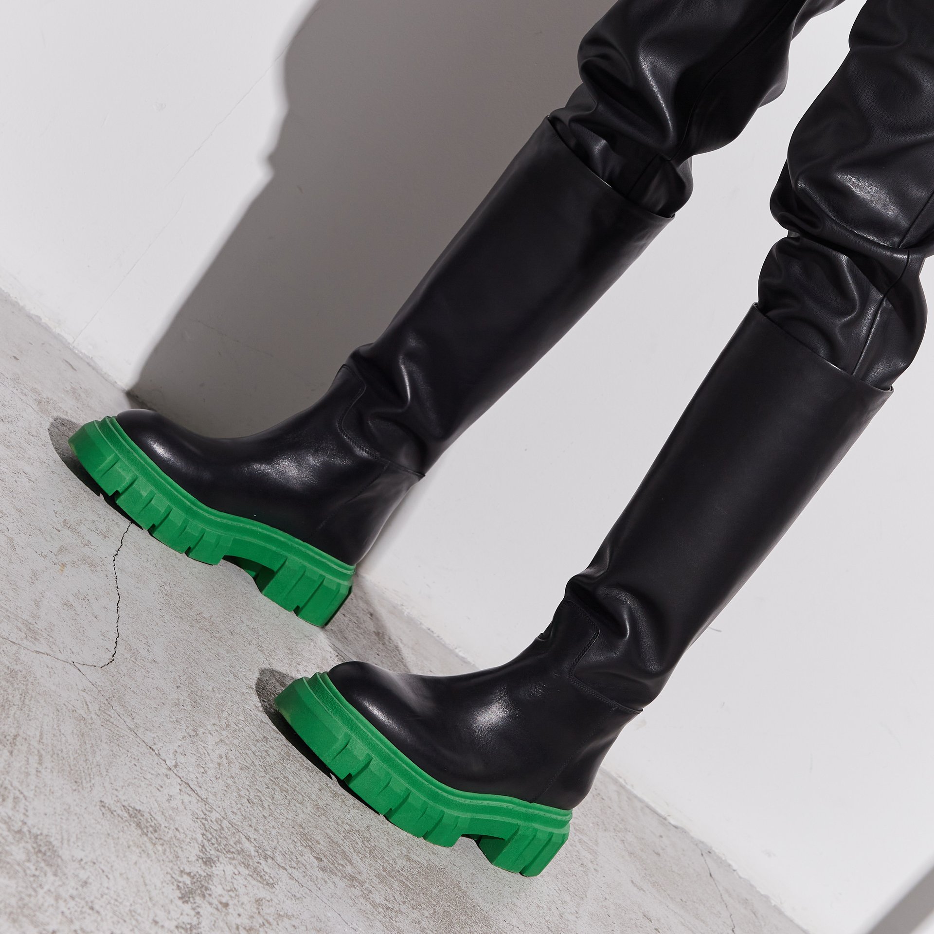 Черные кожаные сапоги - Image 5 of 5