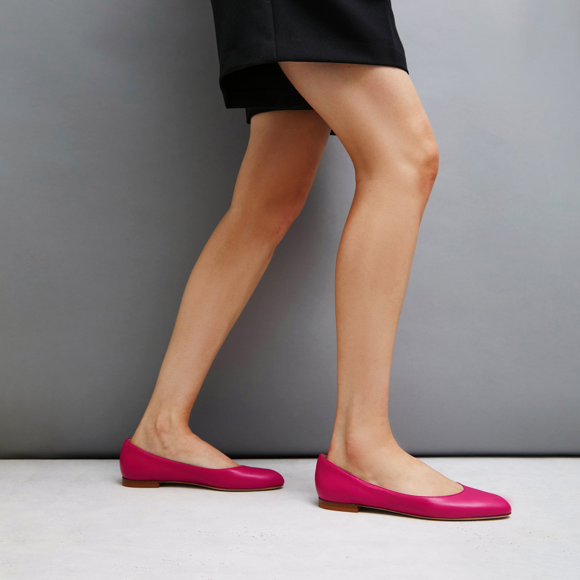 Розовые кожаные балетки - Image 5 of 5
