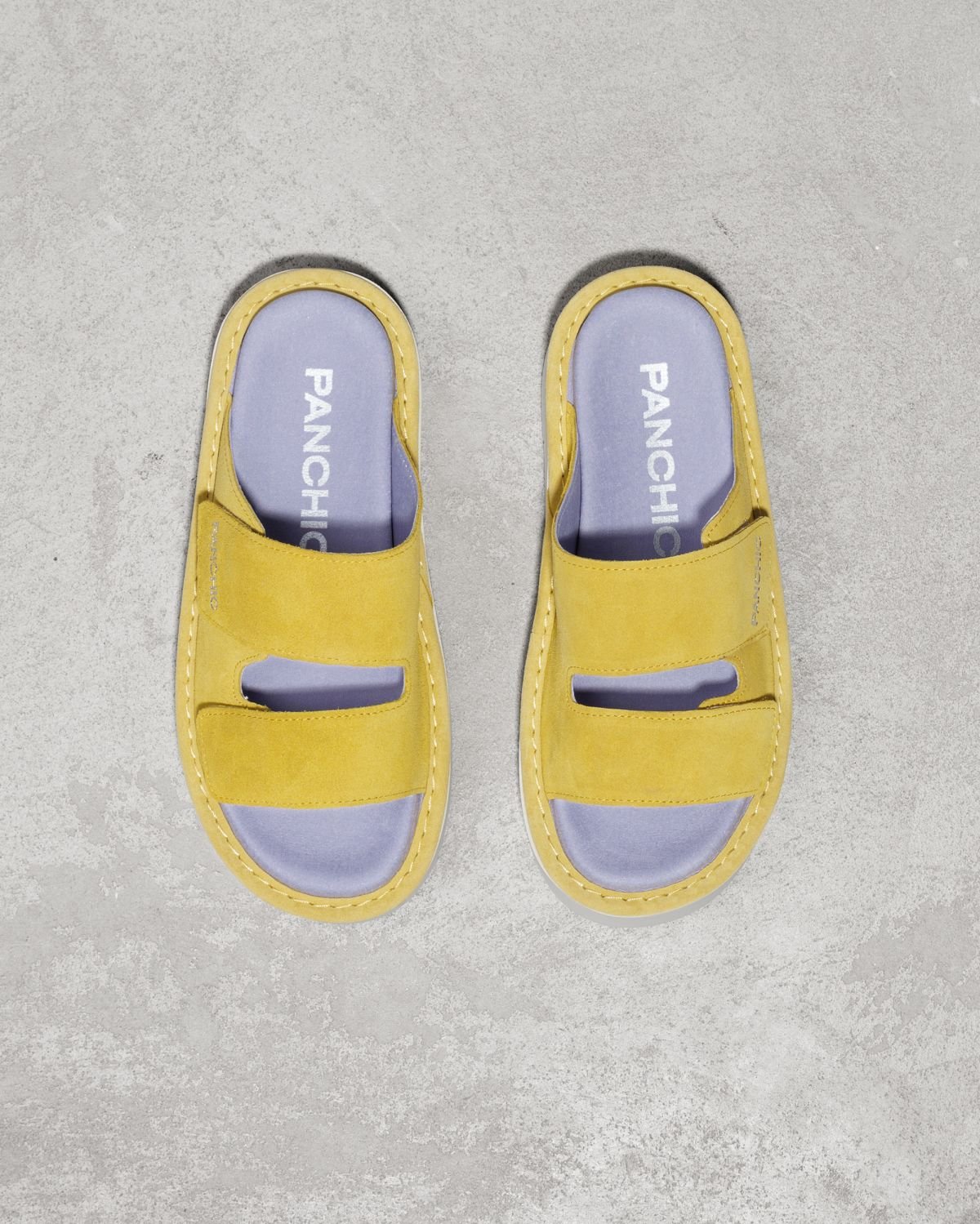 Желтые замшевые шлепанцы - Image 2 of 6