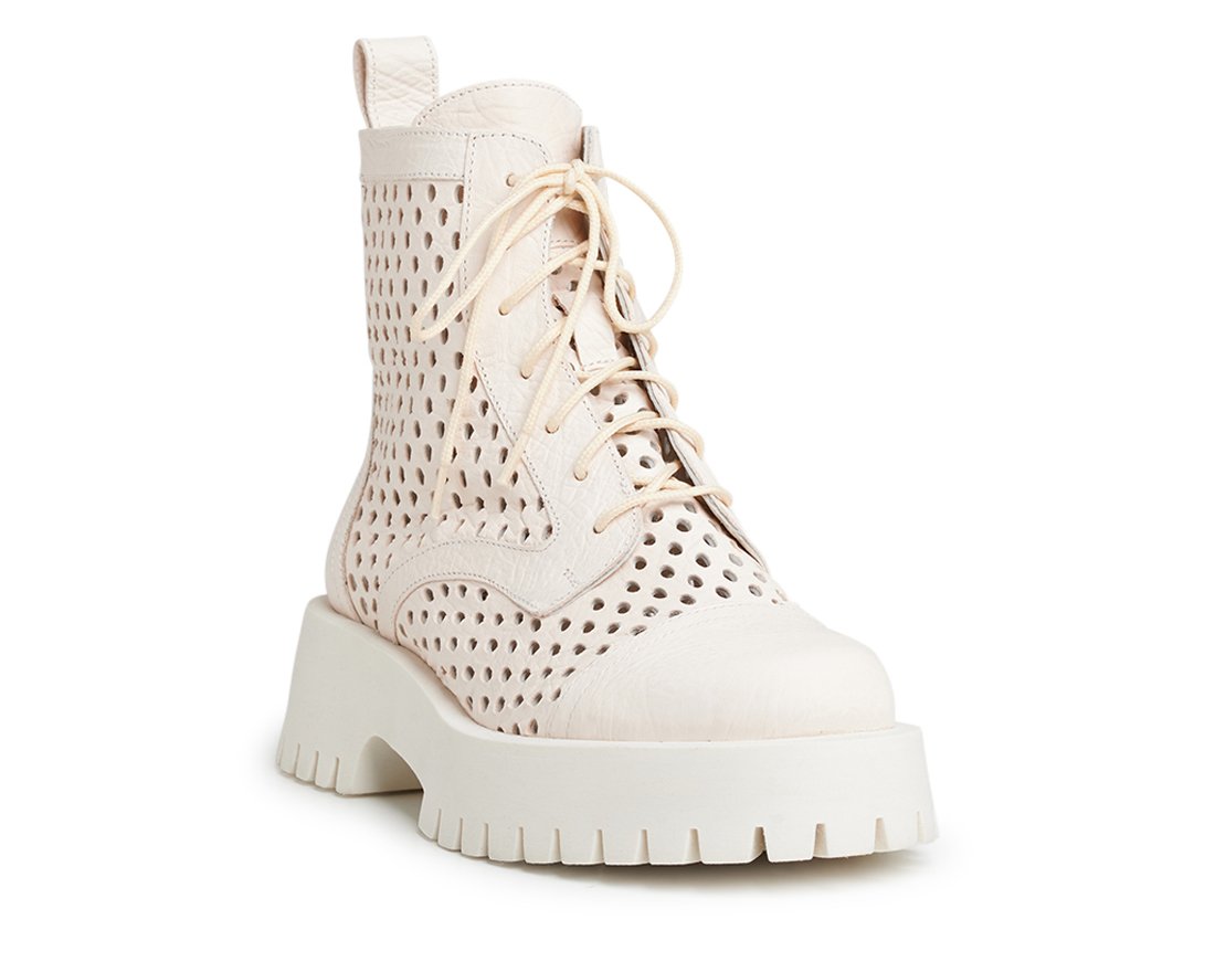 Бежевые кожаные ботинки - Image 2 of 5