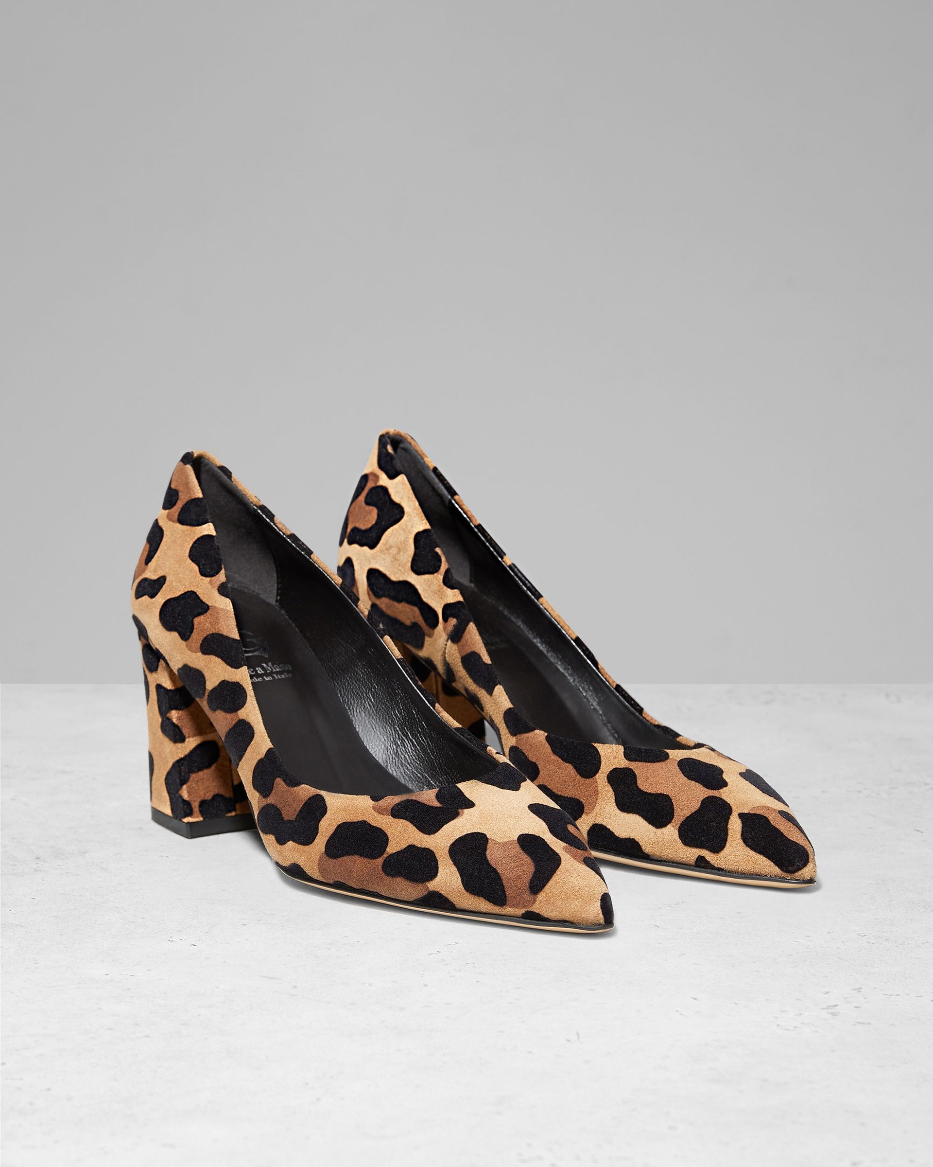 Леопардовые замшевые туфли - Image 3 of 7