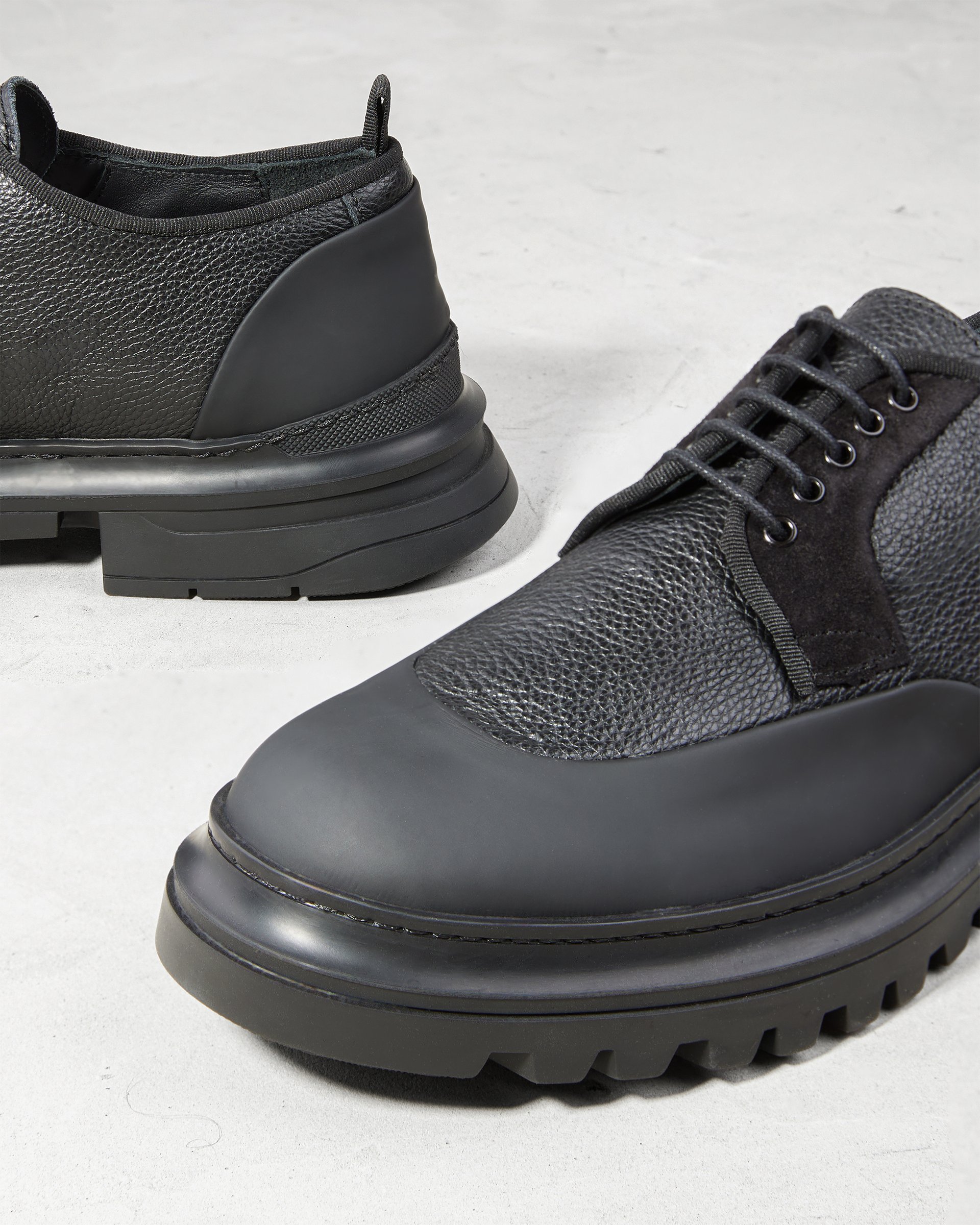 Черные кожаные туфли дерби - Image 4 of 5