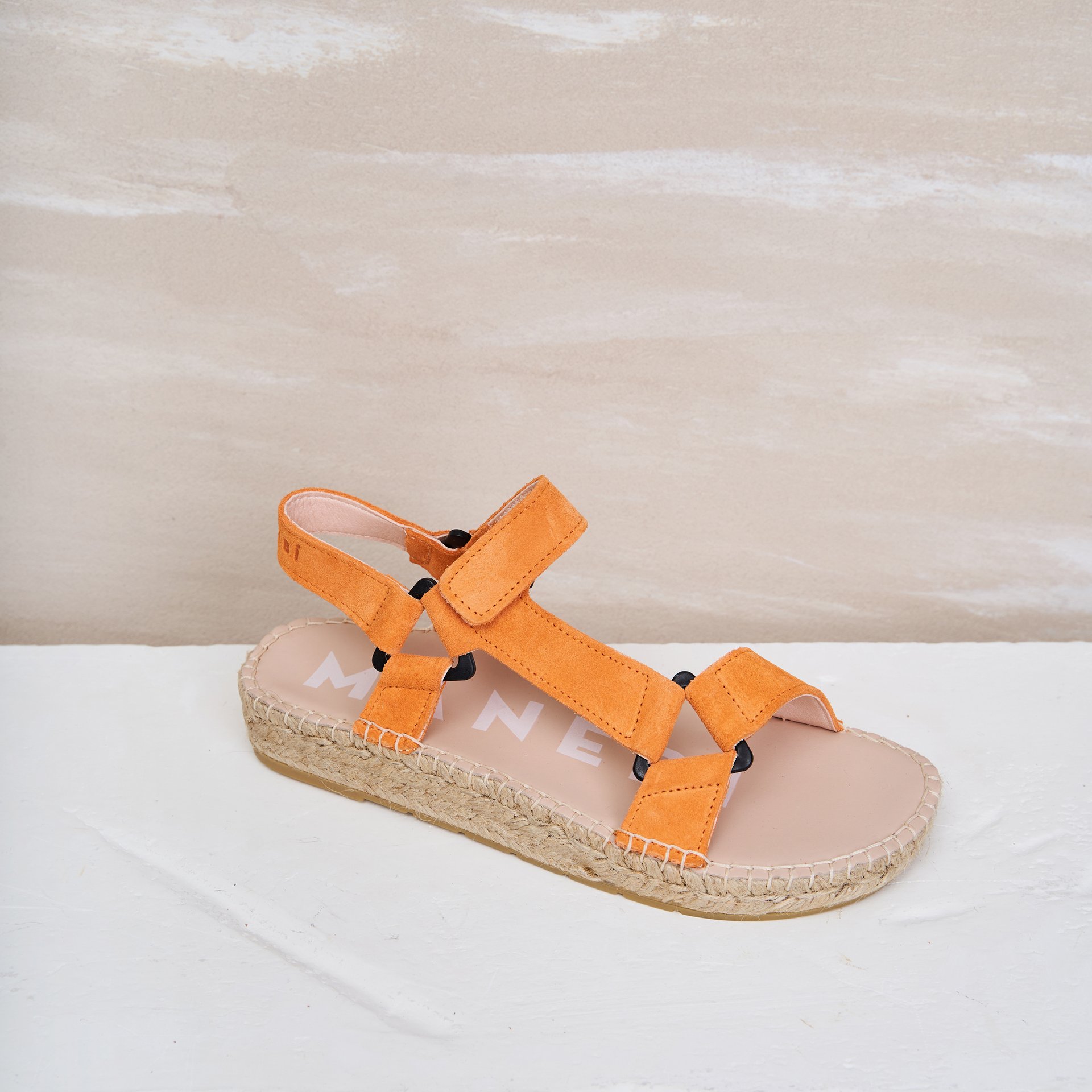 Оранжевые замшевые сандалии - Main image