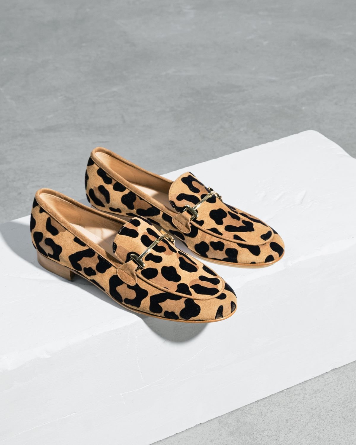 Леопардовые замшевые лоферы - Image 3 of 8