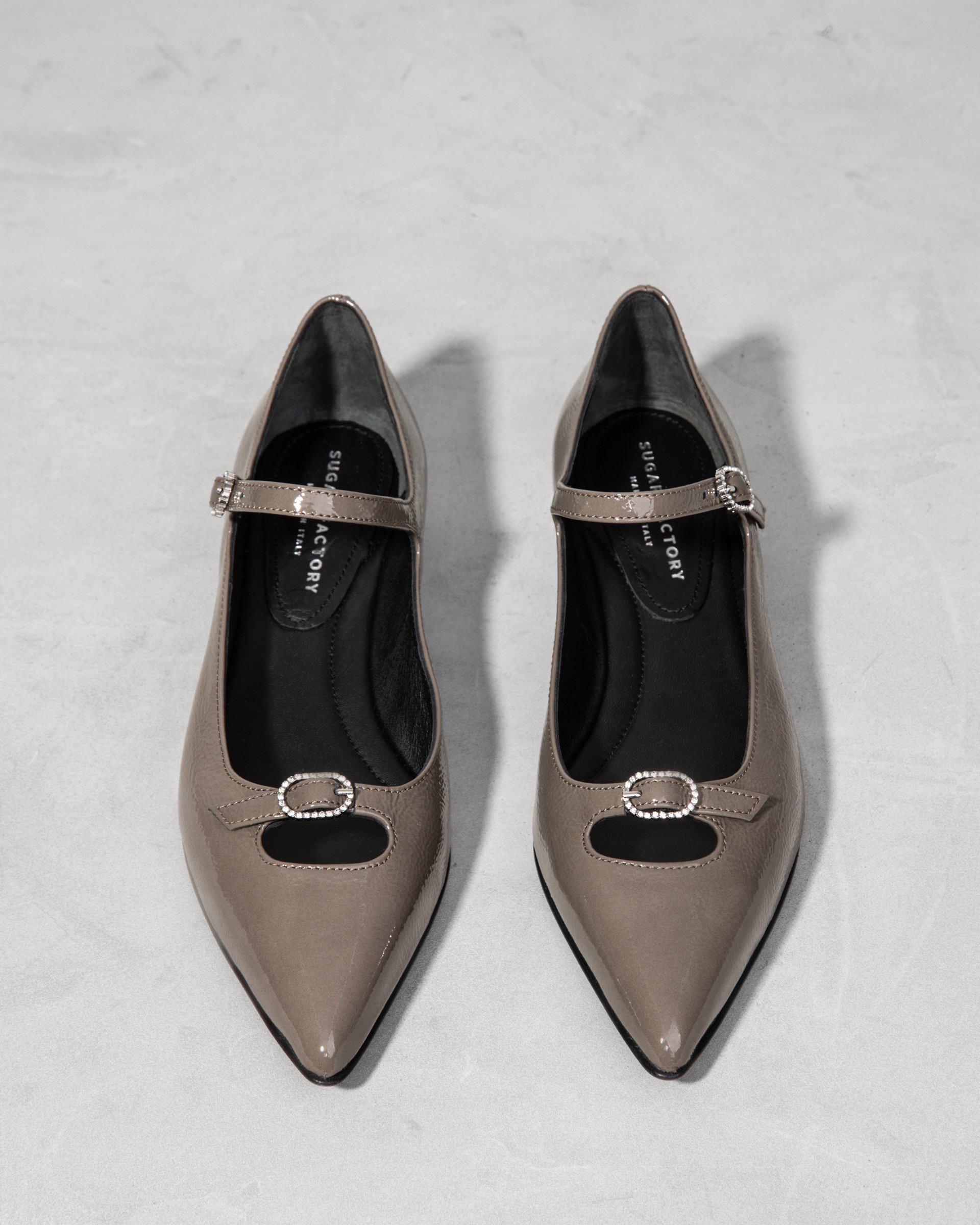 Серые лакированные туфли - Image 3 of 7