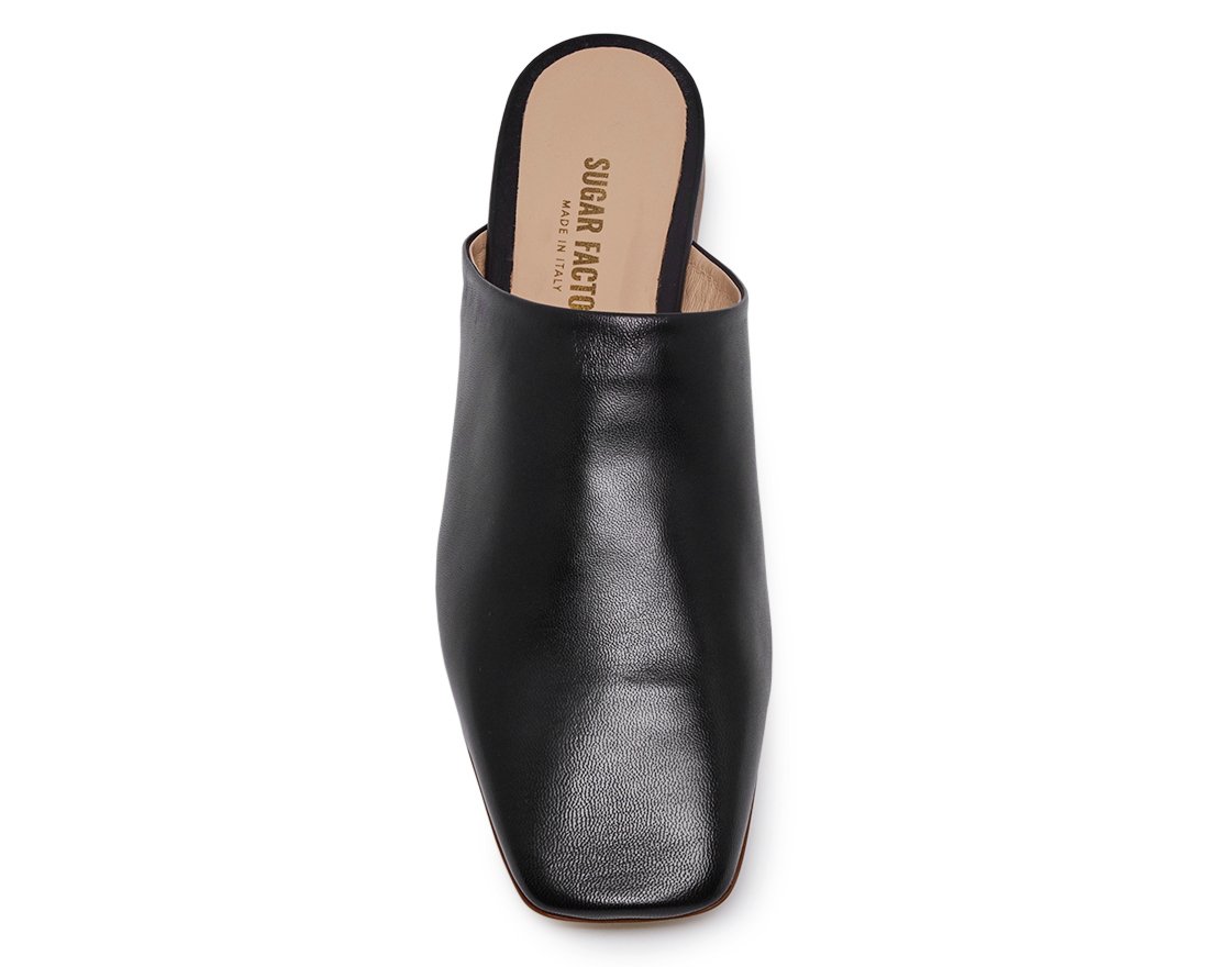 Черные кожаные слиперы - Image 4 of 4