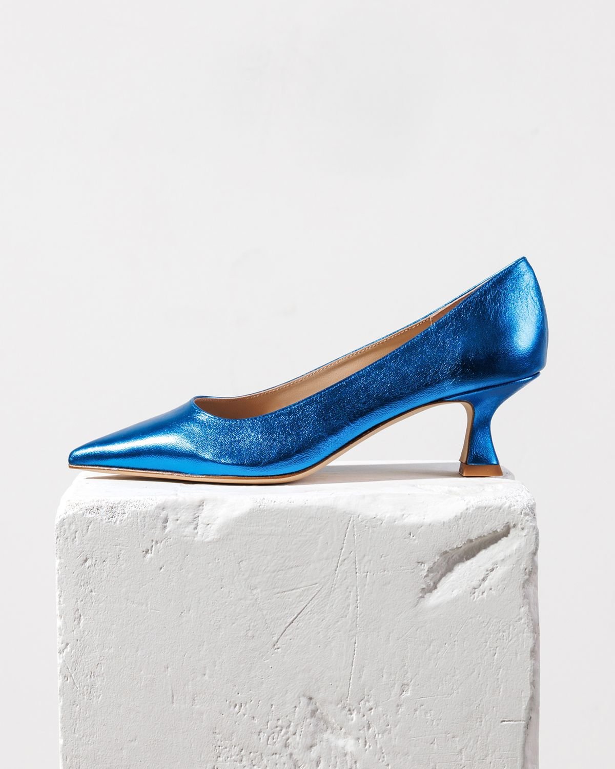 Синие кожаные туфли - Main image