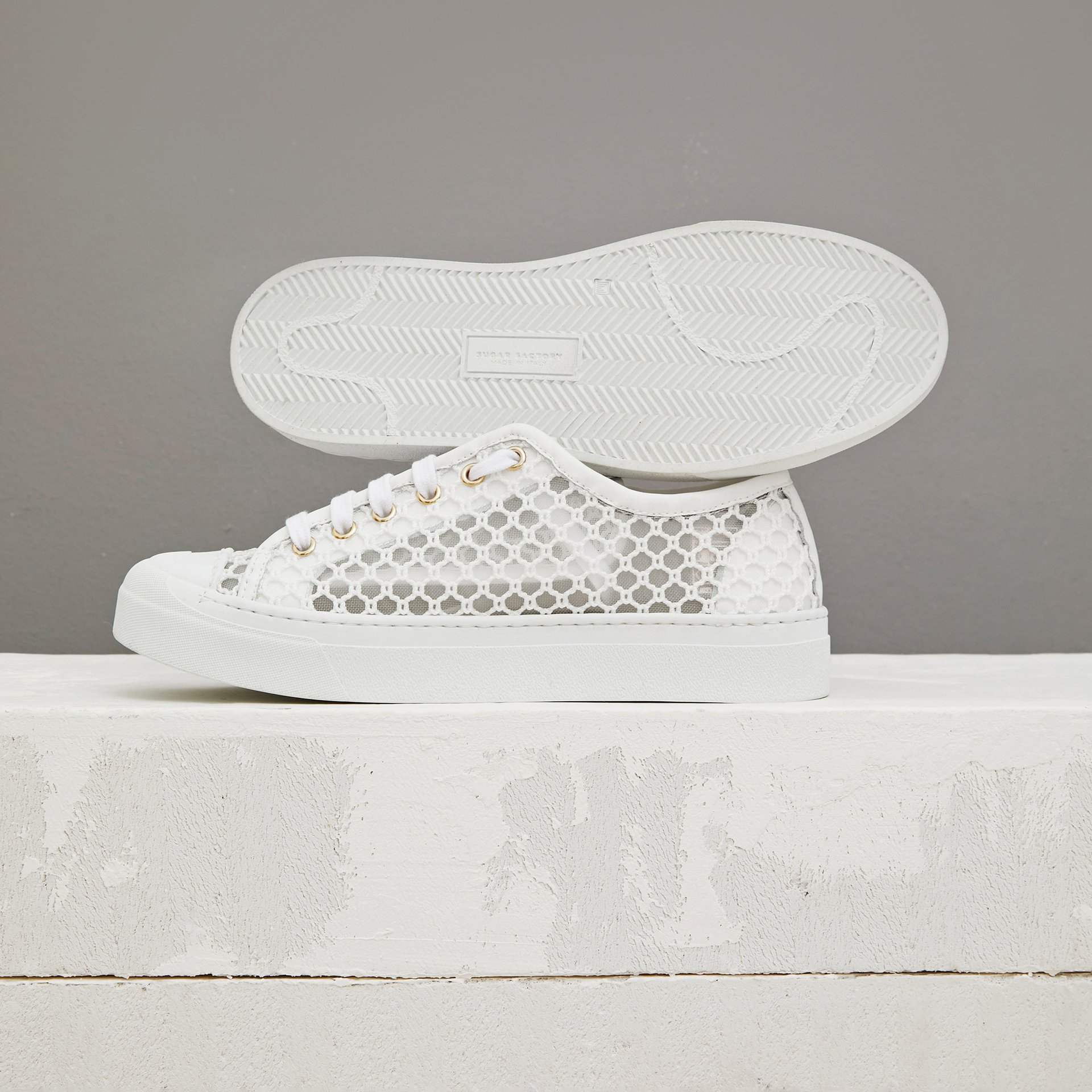 Белые текстильные кеды - Image 2 of 5