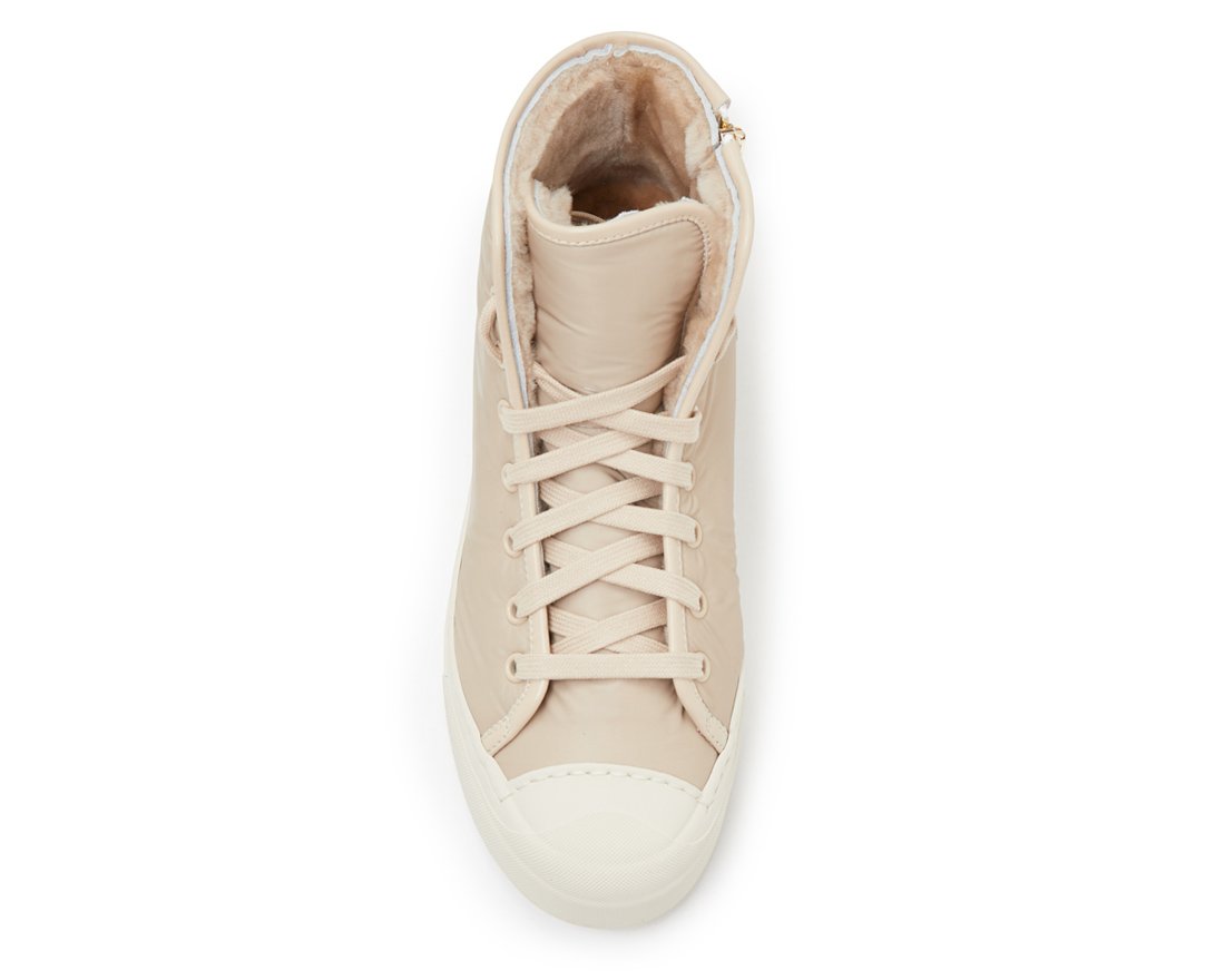 Зимние бежевые кеды - Image 4 of 5