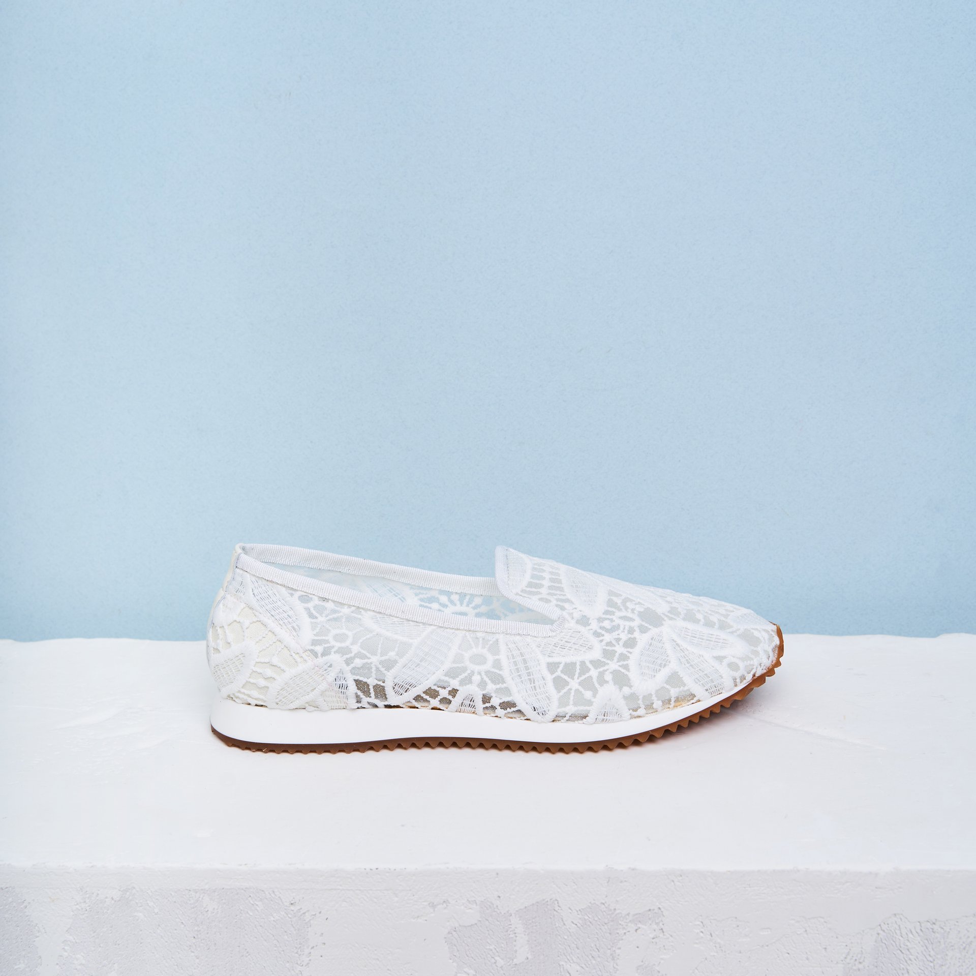 Белые текстильные кеды - Main image