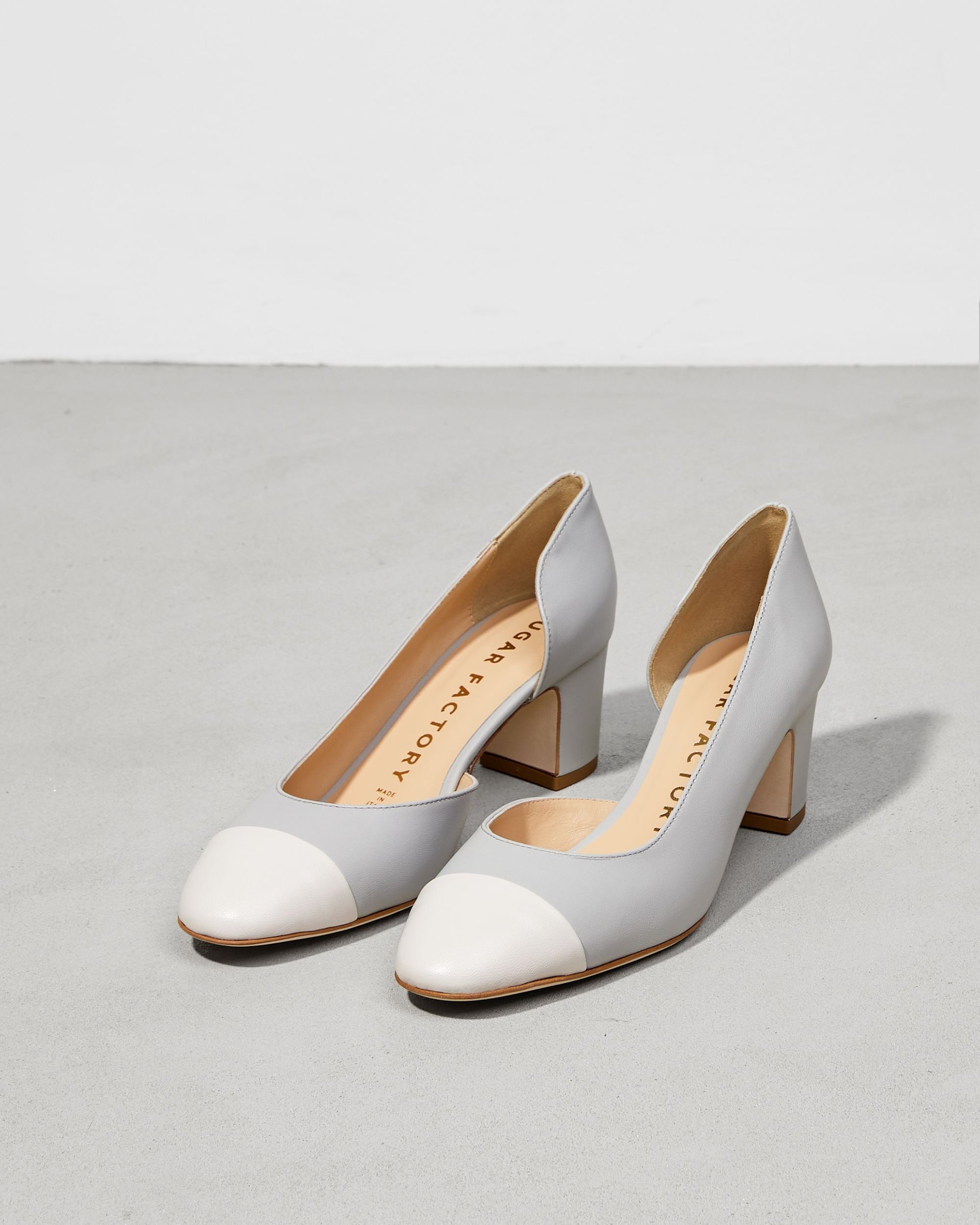 Светло-голубые кожаные туфли - Image 3 of 6