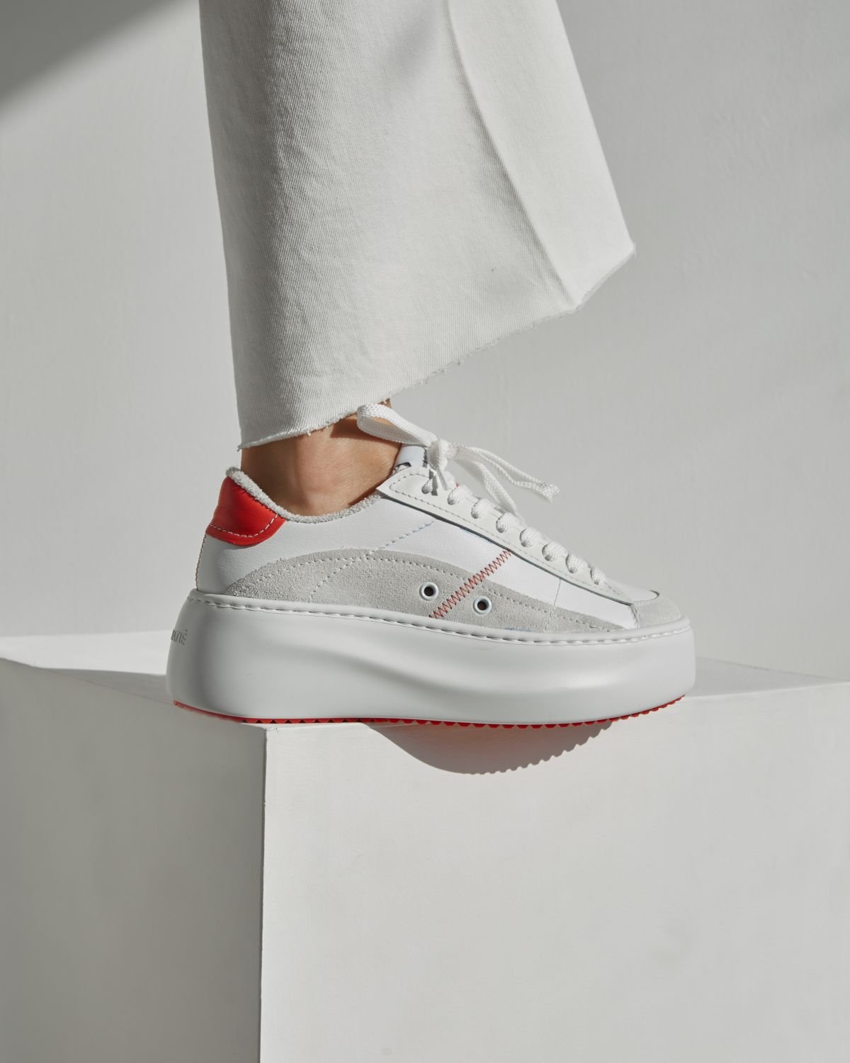 Белые кожаные кеды - Image 5 of 7