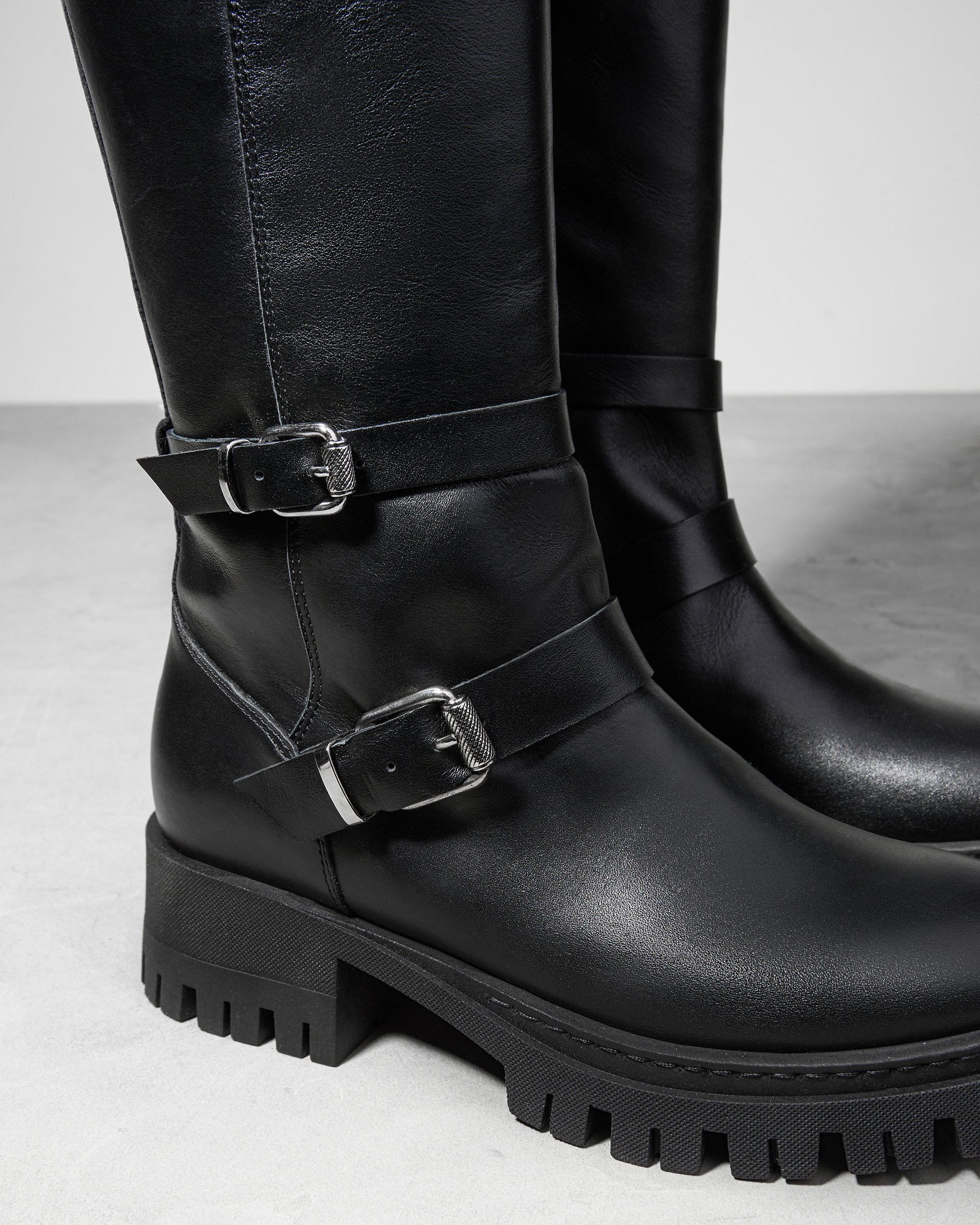 Черные кожаные сапоги - Image 4 of 6