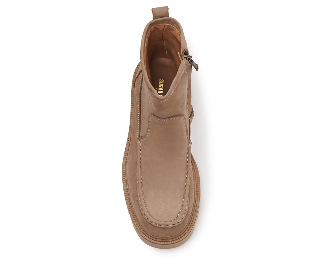 Бежевые ботинки из нубука - Image 4 of 5