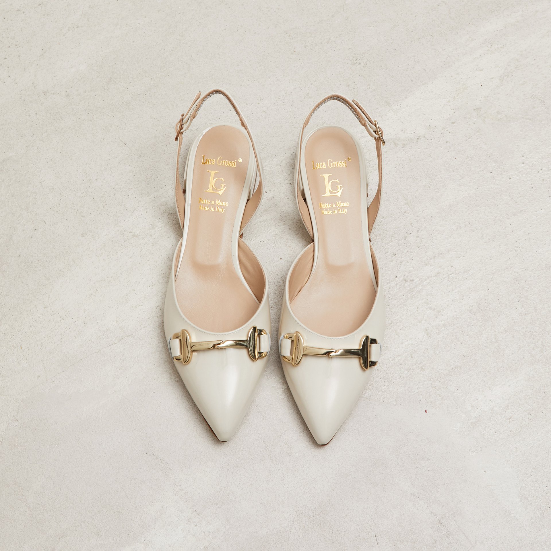 Бежевые кожаные туфли - Image 2 of 5